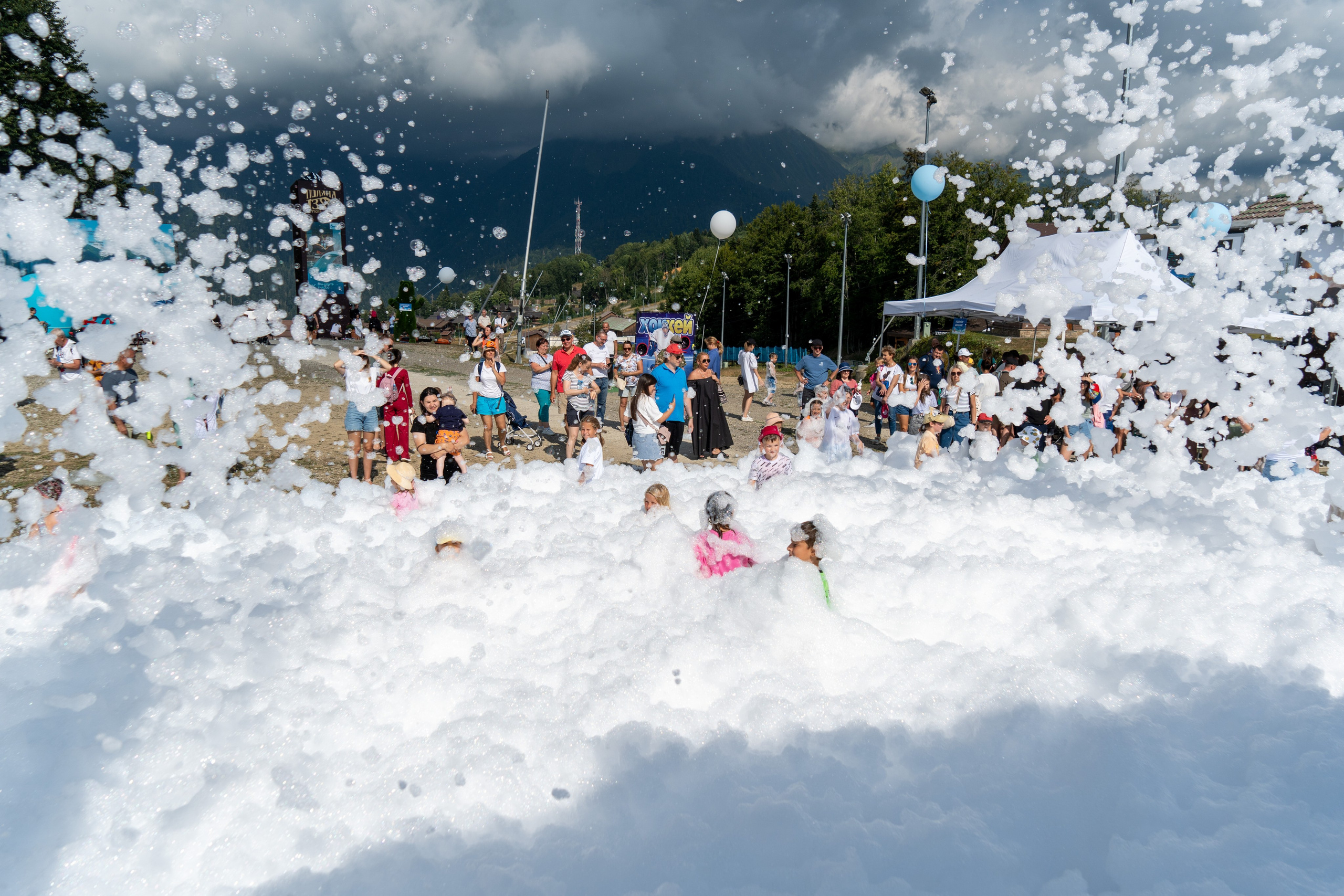 Мероприятие «Зима на за горами» на курорте Газпром Лаура. Репортажный фотограф в Красной Поляне и Сочи Павлюченко Екатерина