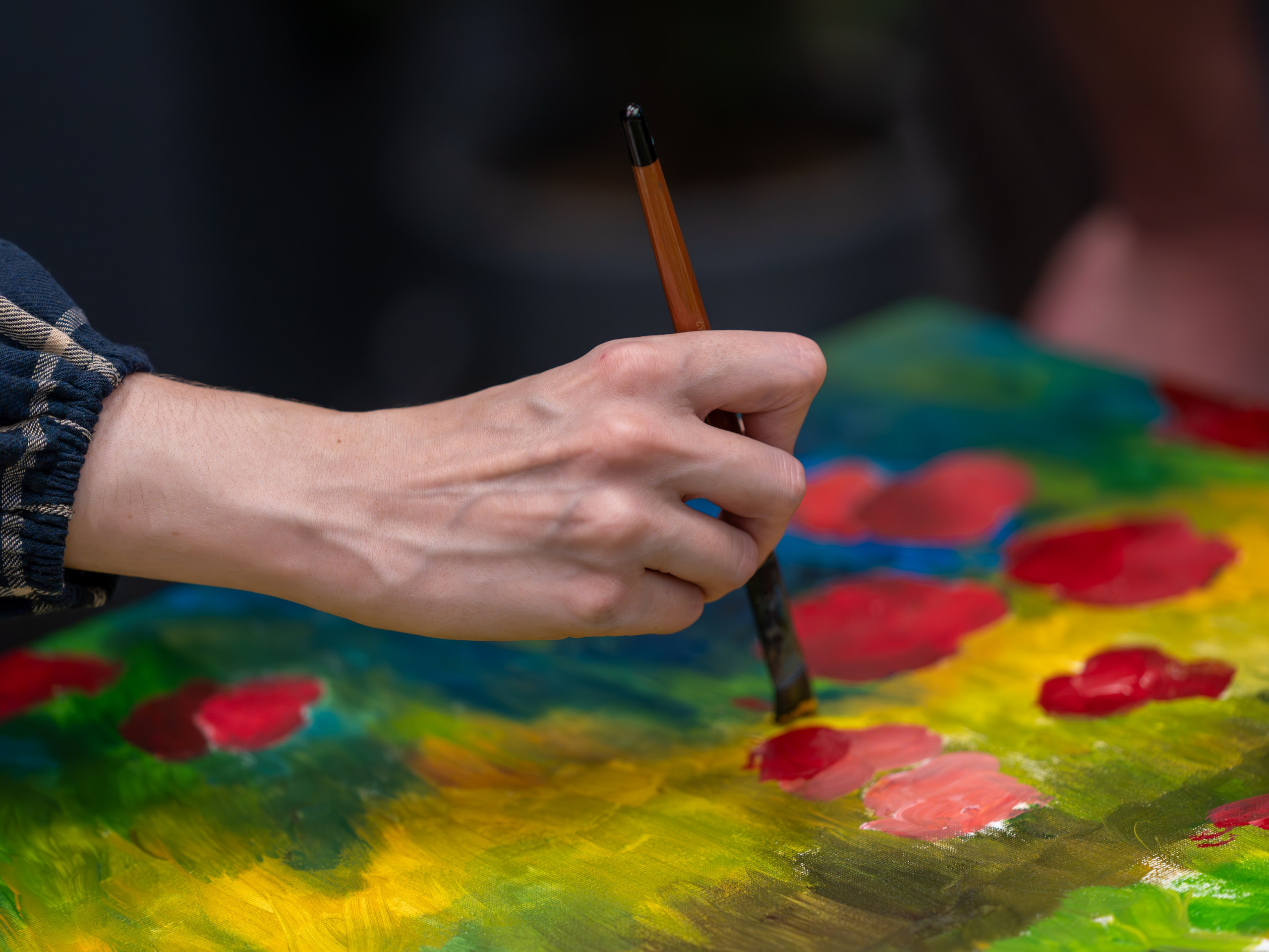 MICE мероприятие — мастер класс по акварели. Репортажный фотограф в Красной Поляне и Сочи Павлюченко Екатерина