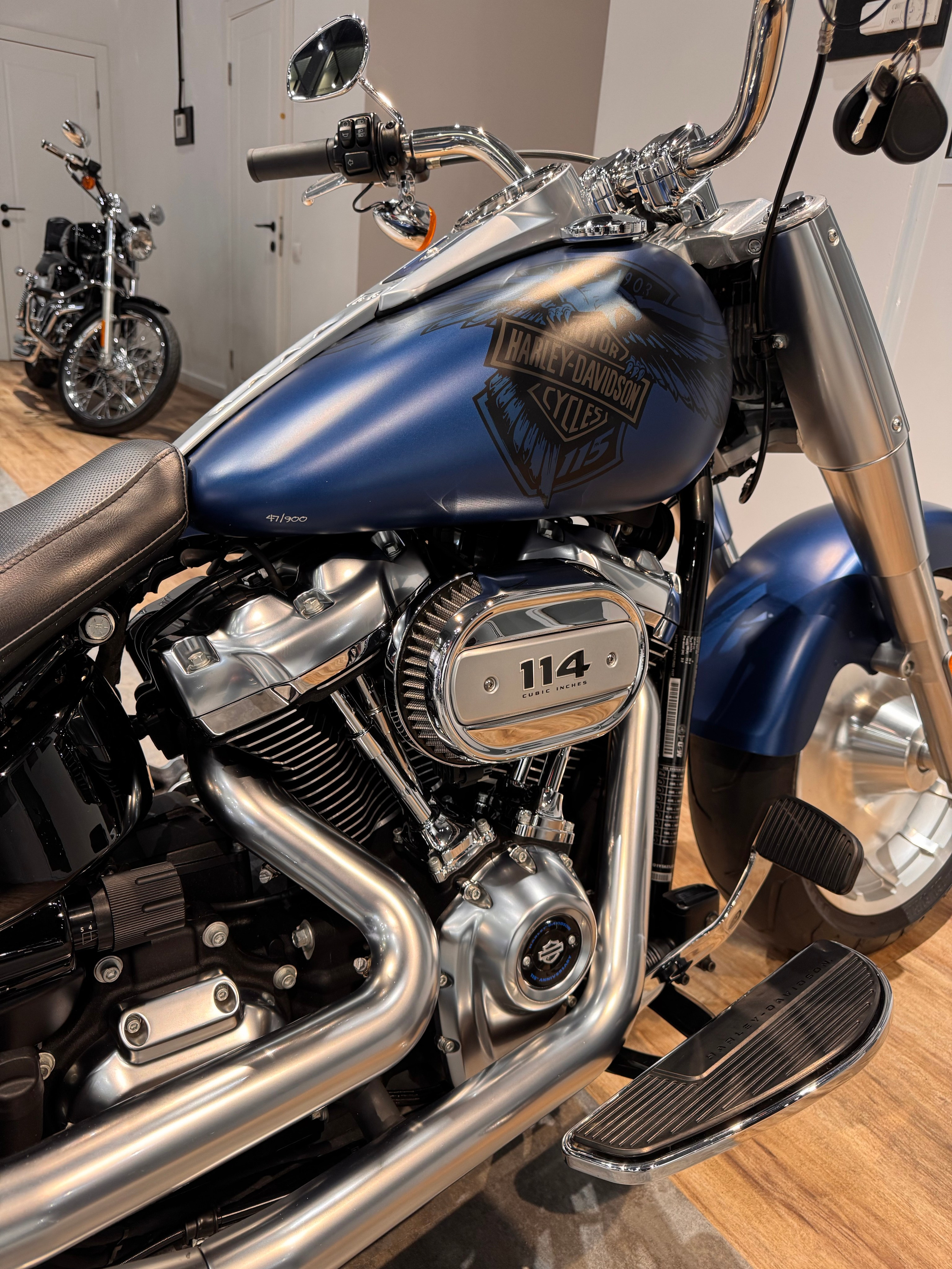 Harley Davidson Sportster 114 FAT BOY — купить мотоцикл. Hello Davidson, Москва. Только хорошие мотоциклы…