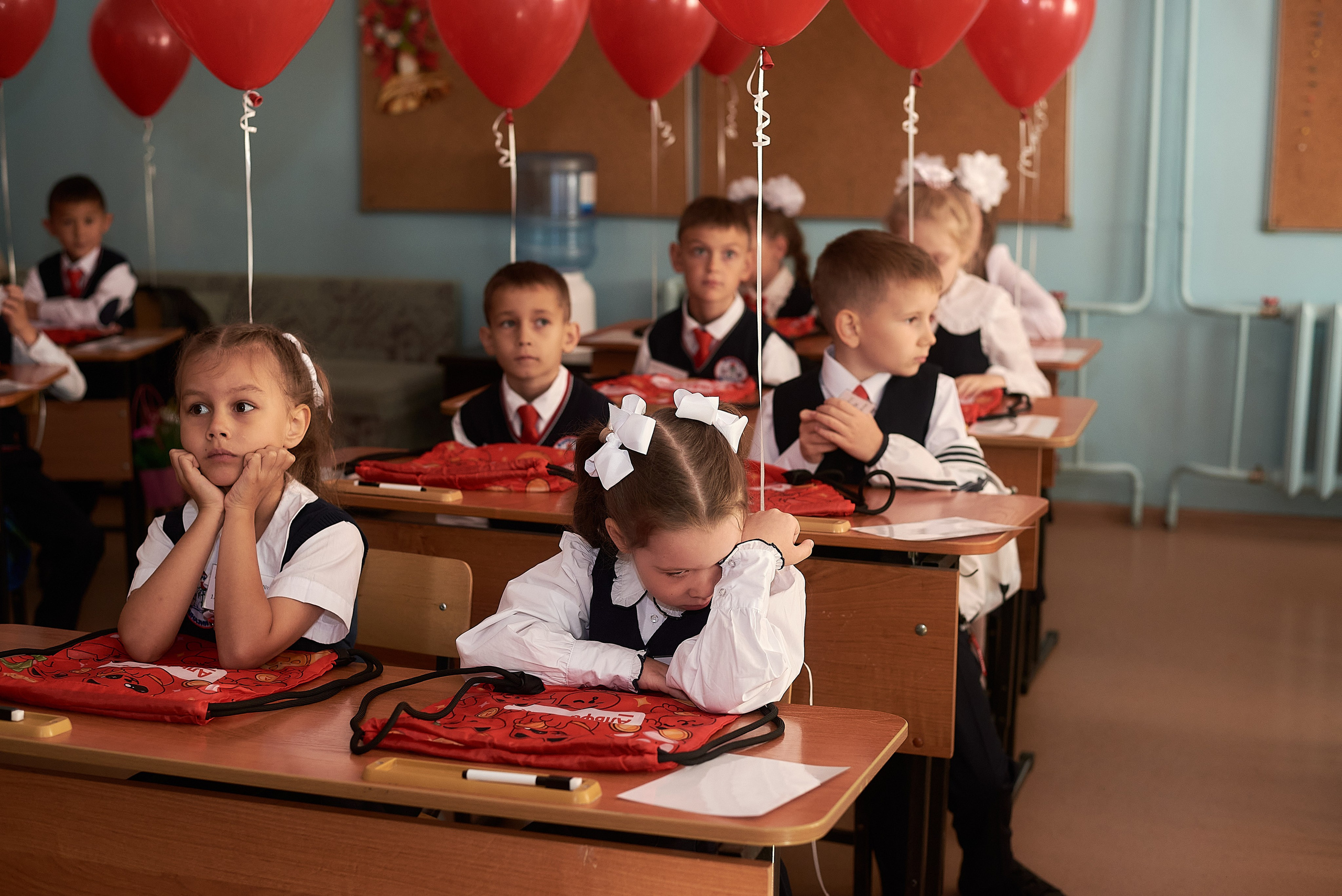 Первый класс. Фотограф Елена Дука. Контент съемка. Семейная фотография