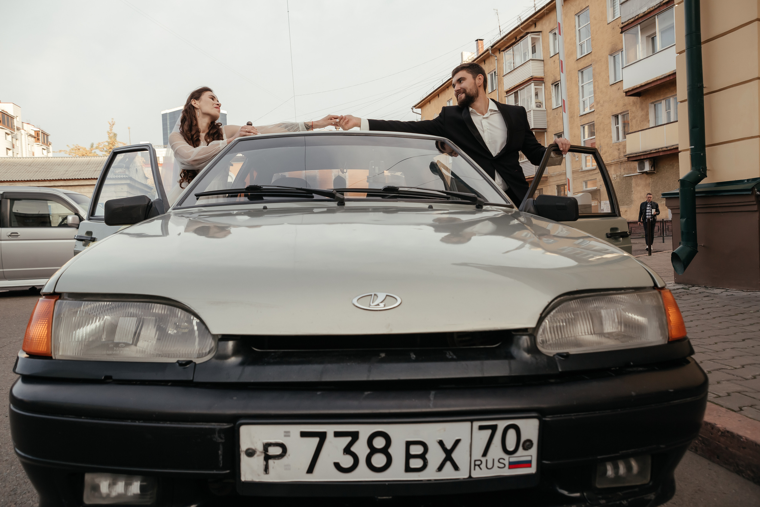 Свадебная фотосессия Владимира и Анастасии. Свадебный и семейный фотограф В Красноярске Андрей Юсенков