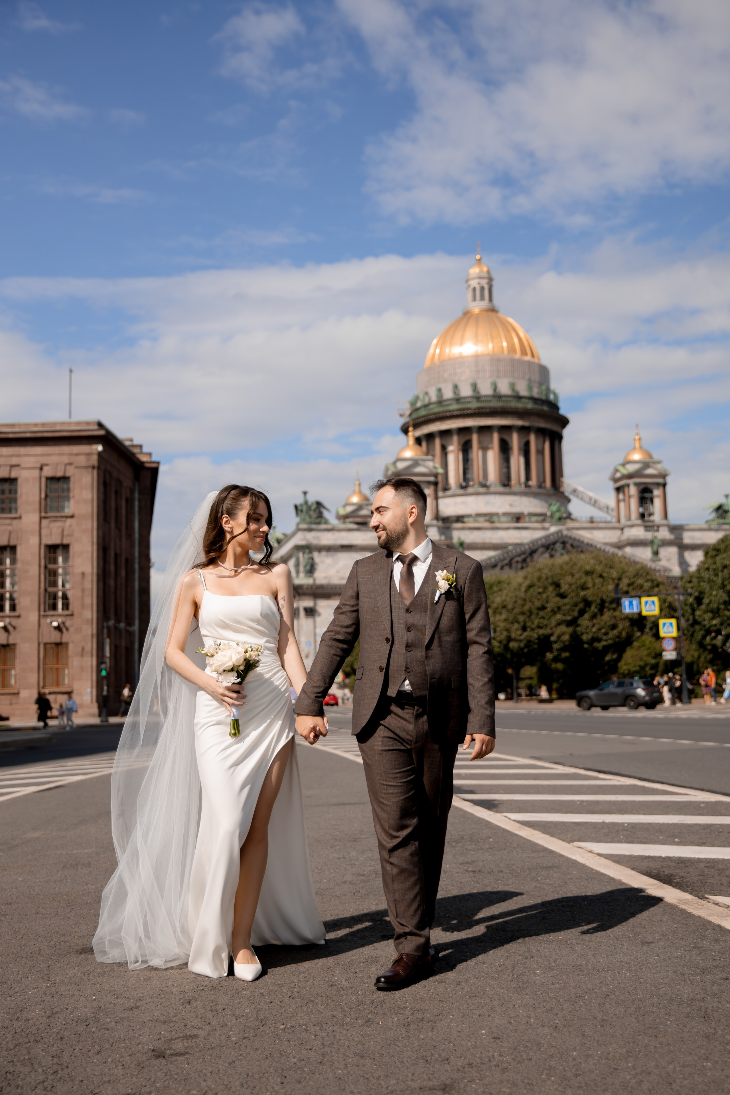 Анна и Александр / Прогулка + ЗАГС. Свадебный и семейный фотограф в Москве Диана Левченко