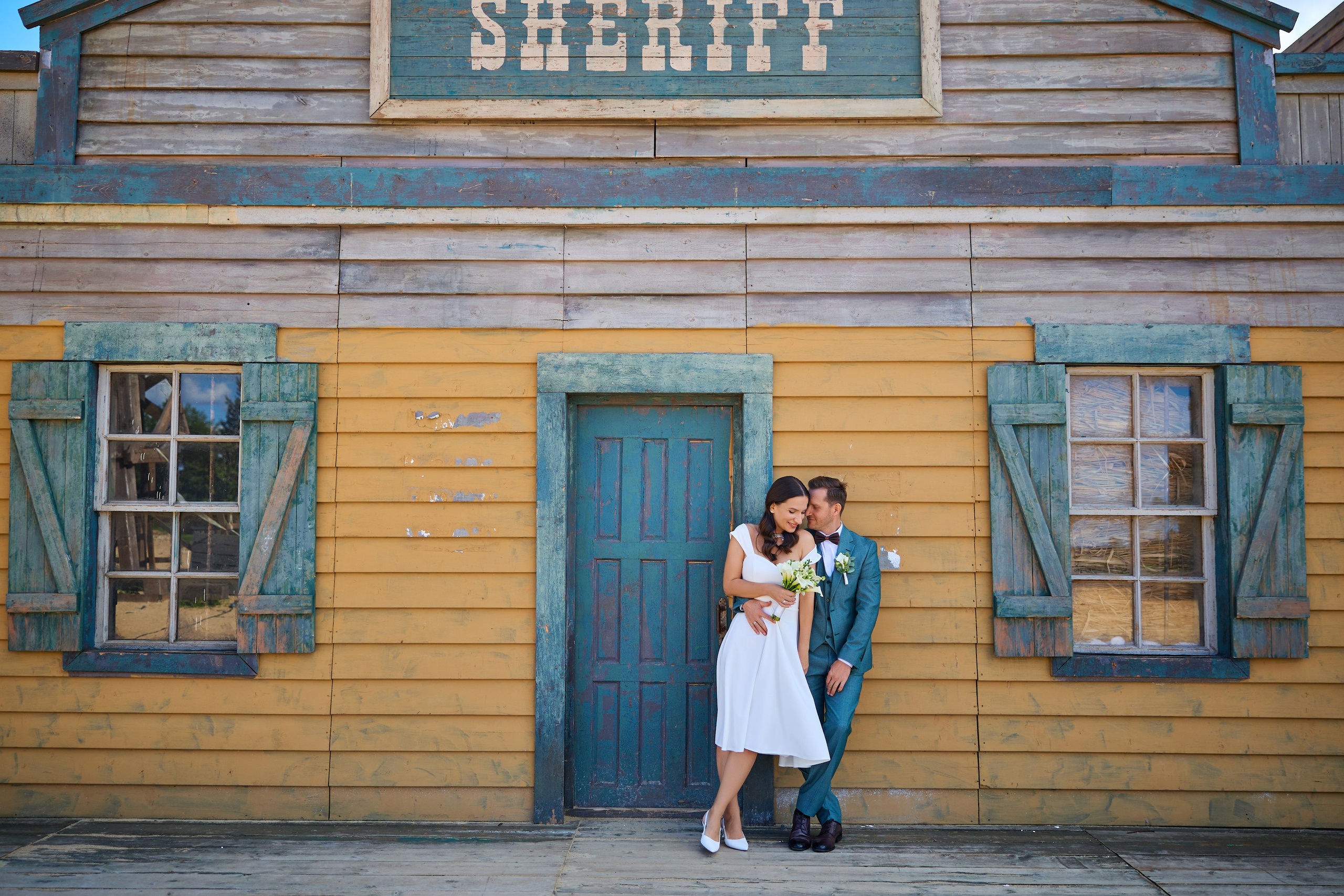 Свадебная фотосессия в Кинопарке Москино. Свадебный фотограф Сергей Колбинский