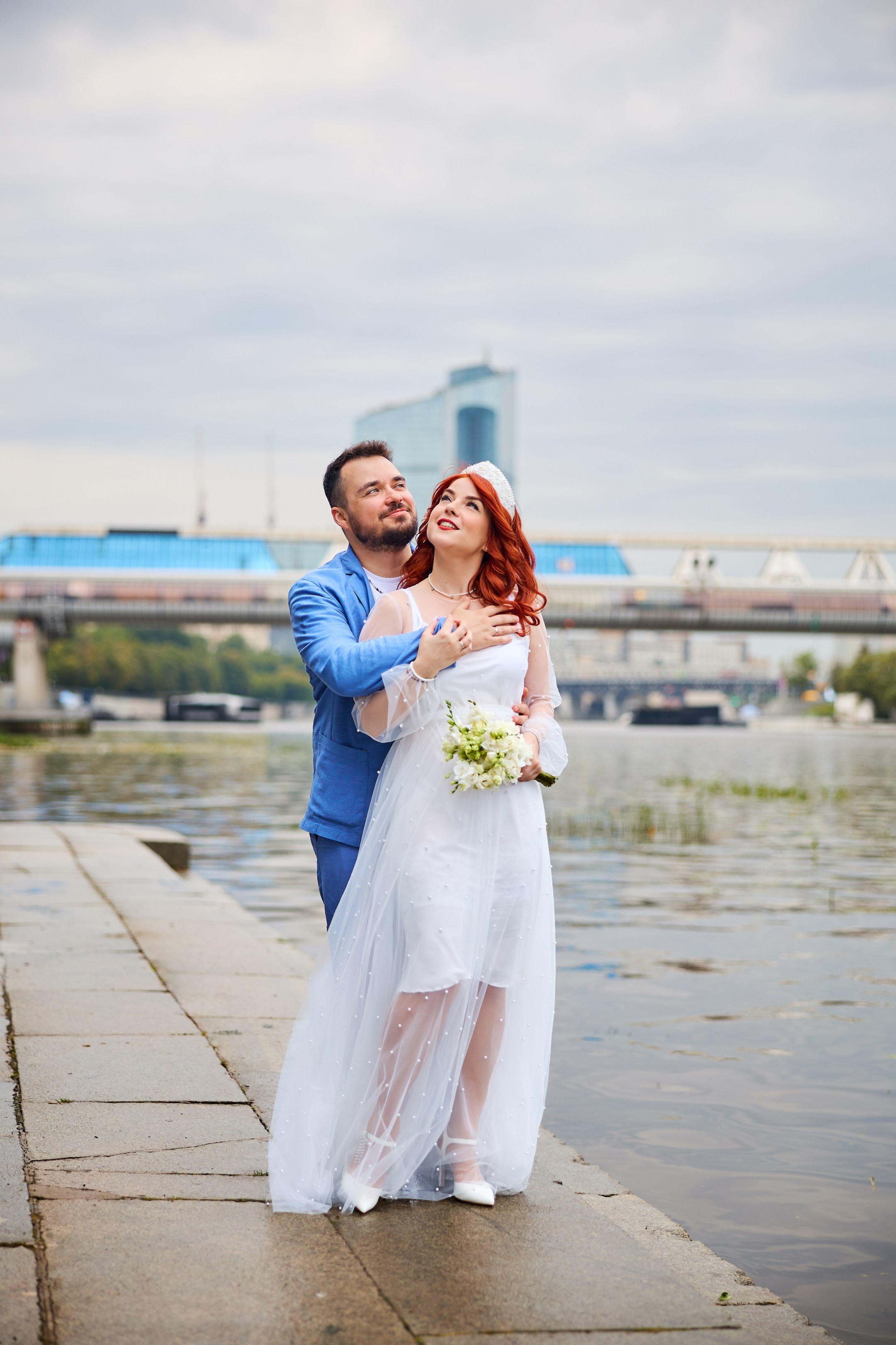 Свадебная фотосессия летом. Свадебный фотограф Сергей Колбинский