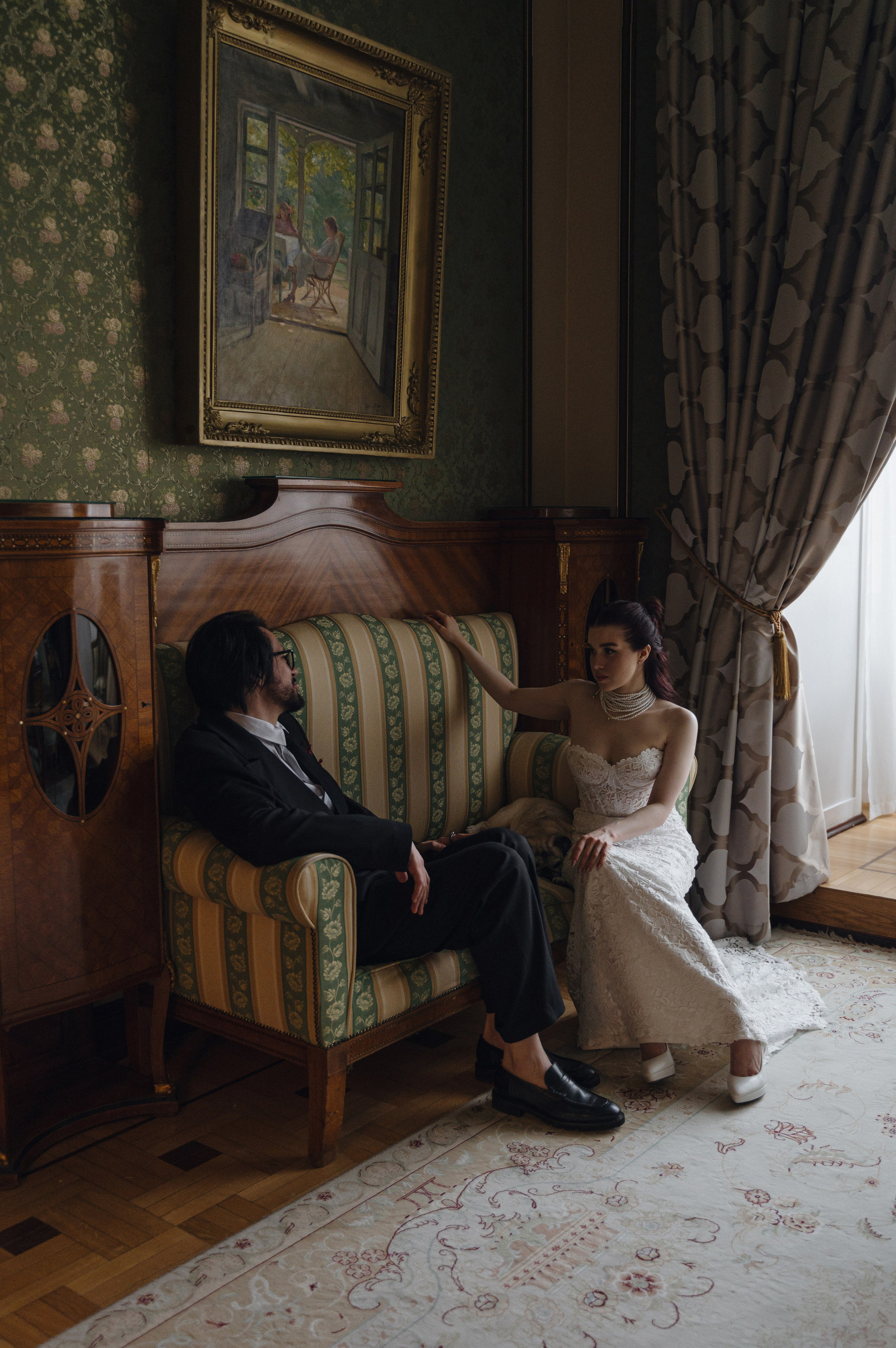 Денис и Анастасия. Метрополь и Особняк Спиридонова. Свадебный фотограф Москва и Санкт-Петербург. Анастасия Чудина