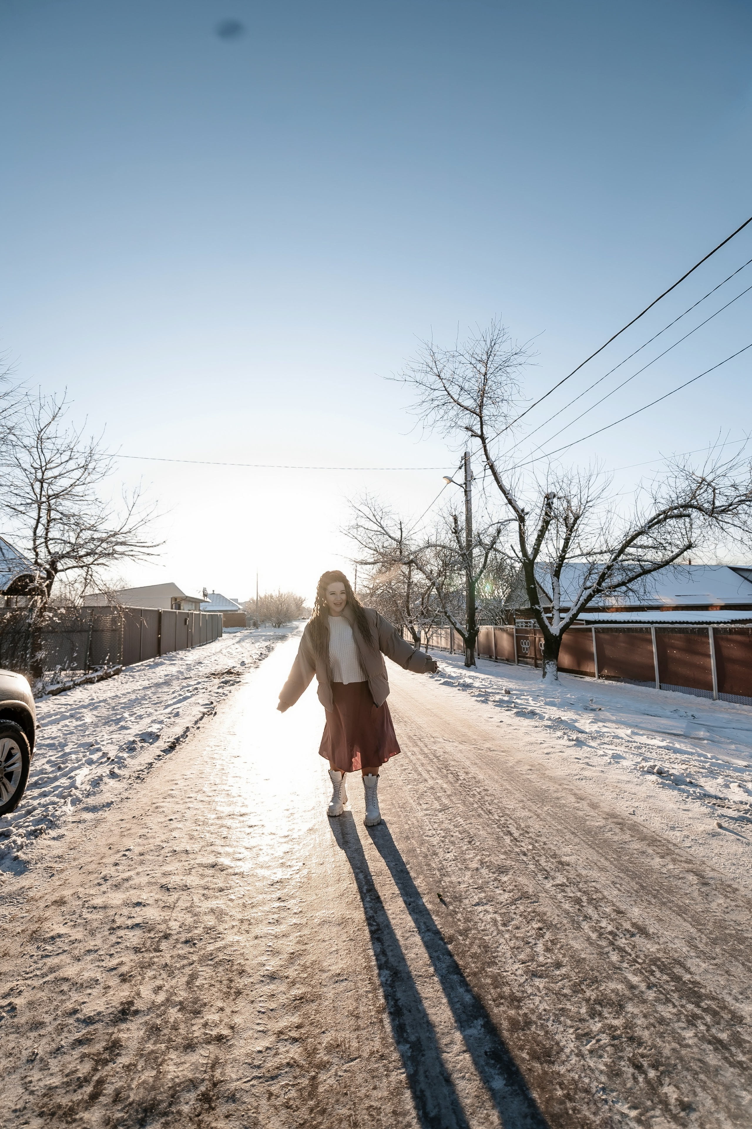Мария. Зима. Солнечная история. Фотограф Котова Валентина
