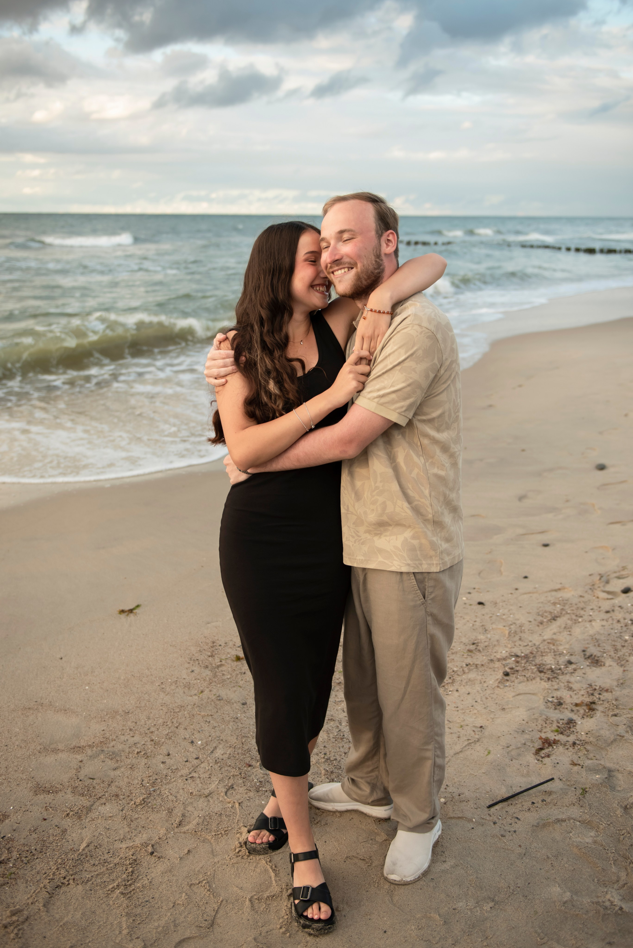 Семейная съёмка на берегу моря. Фотограф Зеленоградск