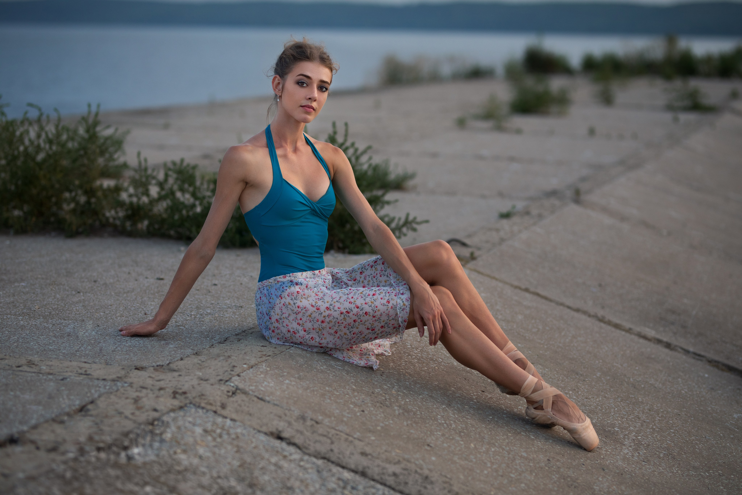 Фотосет с балериной Дианой на набережной для «себя»