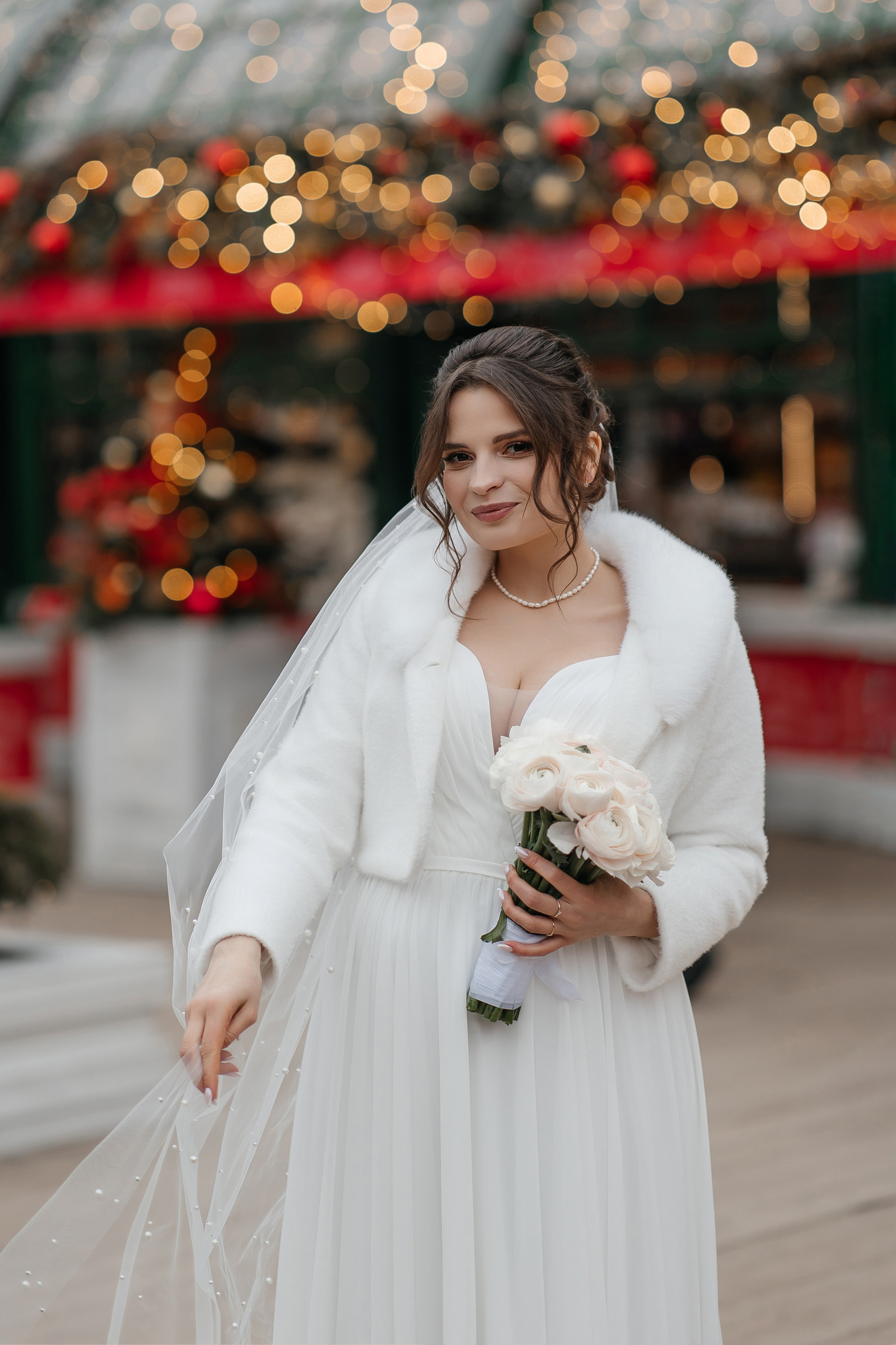 Свадебная фотосессия на Новогодней Ярмарке в Москве