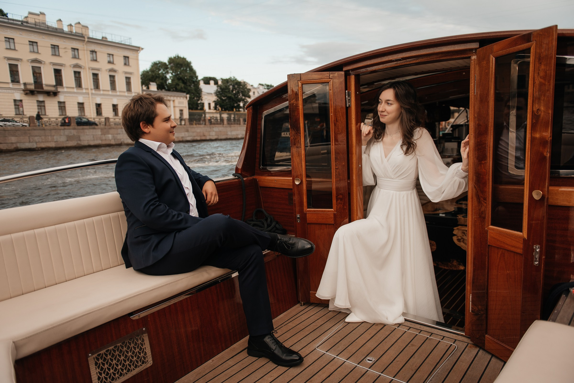 свадебная фотосессия на&nbsp;катере Venezia Nord