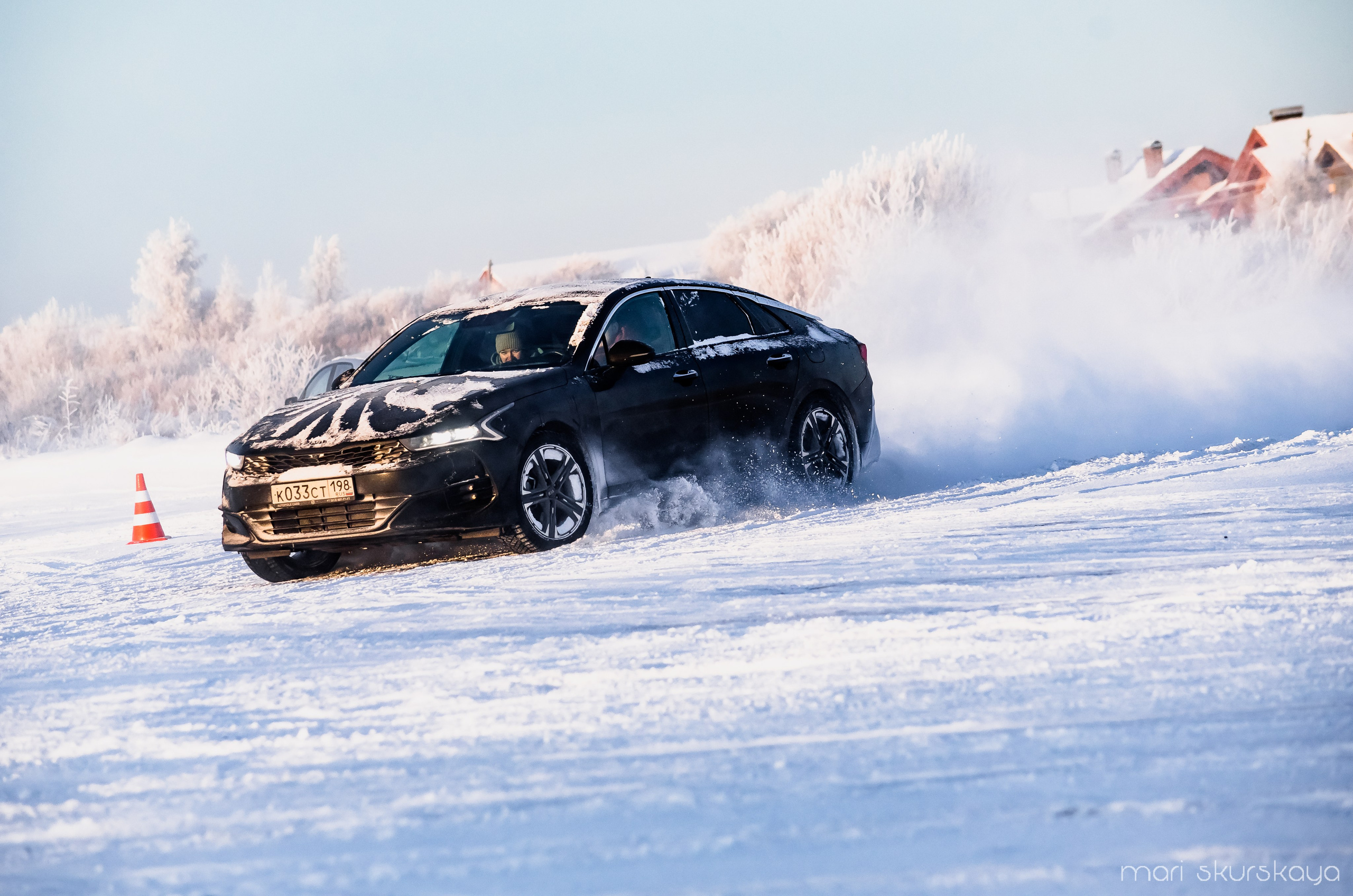 Контраварийная практика вождения автомобиля. Мотофотограф в Санкт-Петербурге Мария Скурская