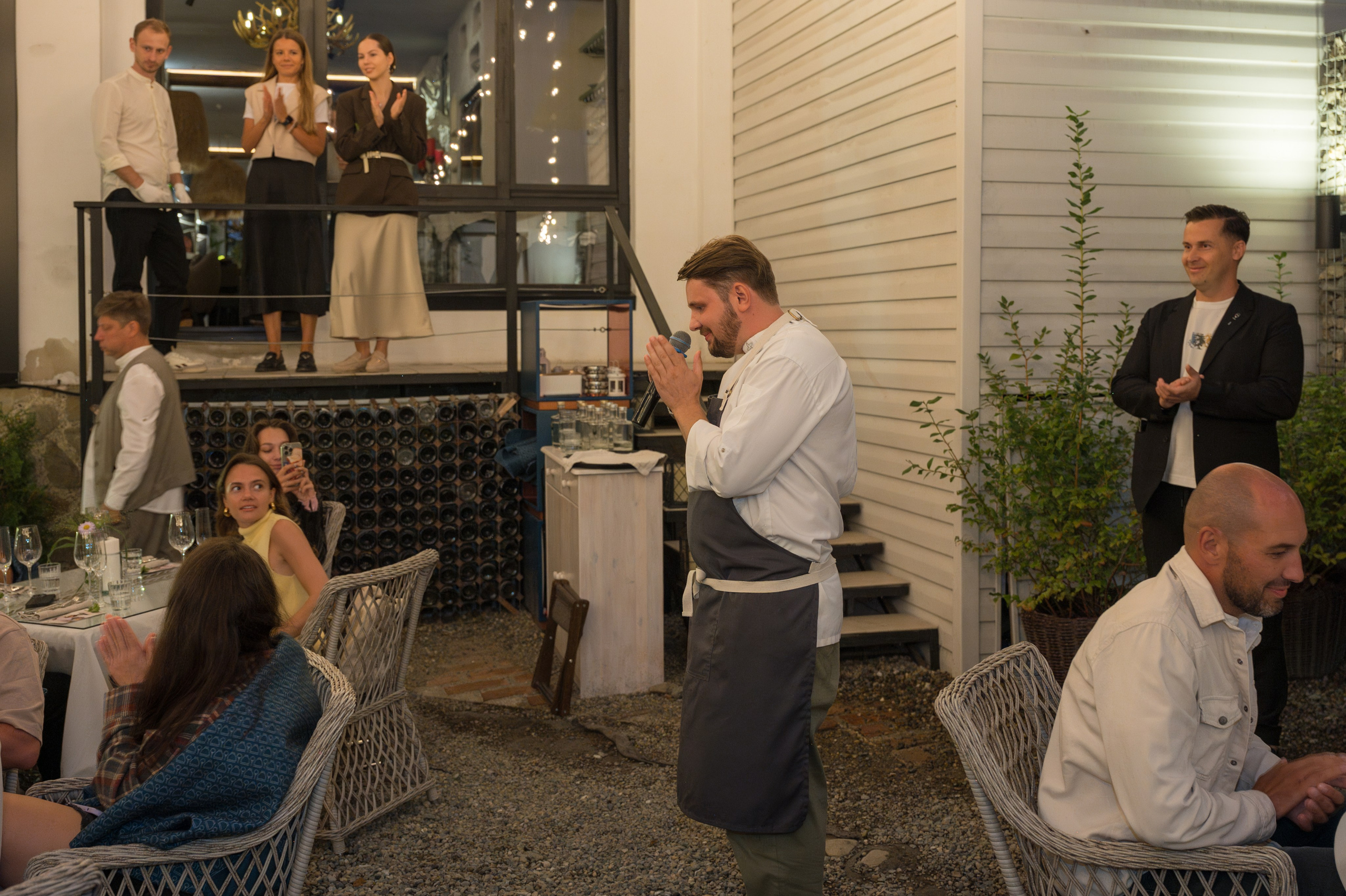 Гастрономический ужин в ресторане Co-Co Chalet. Репортажный фотограф в Красной Поляне и Сочи Павлюченко Екатерина