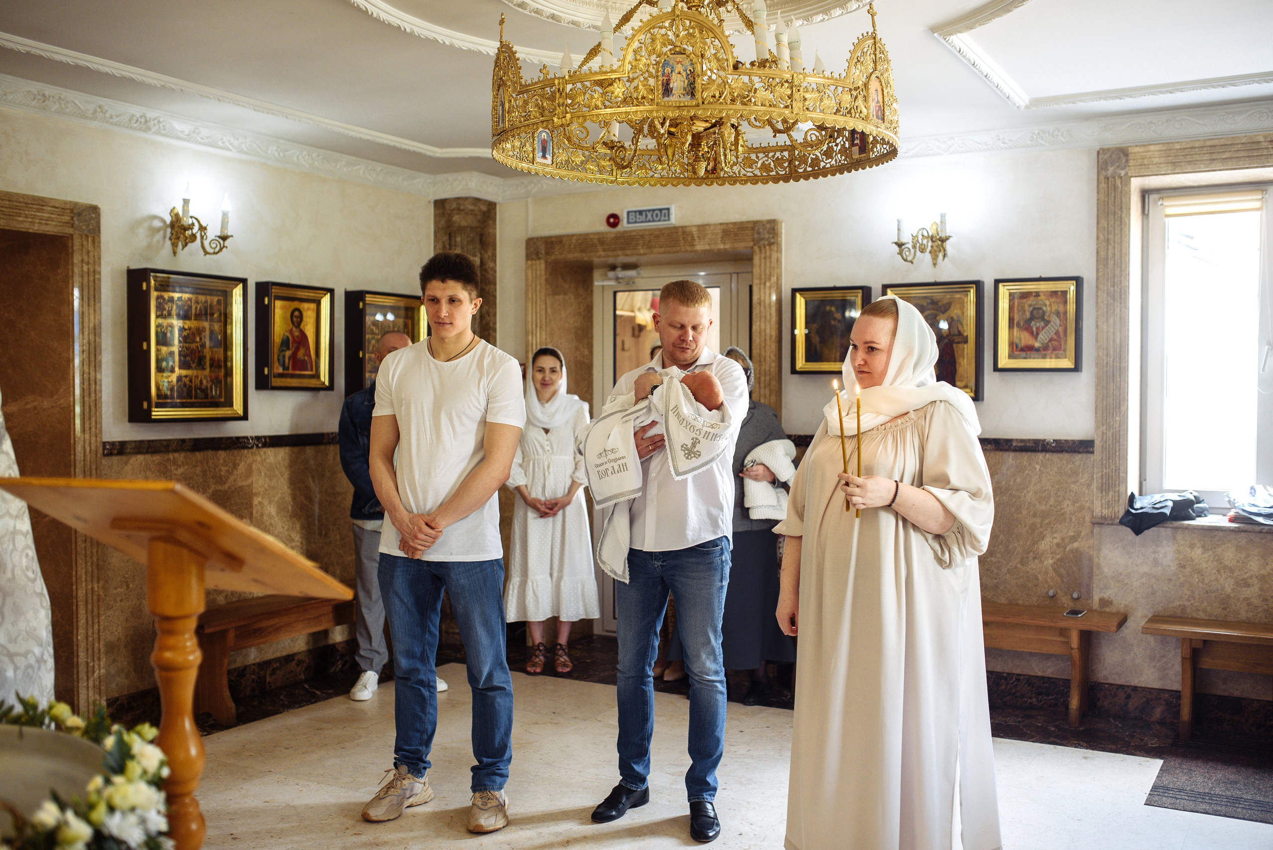 Крещение Богдана. Введенская церковь. Свадебный и семейный Фотограф в Пензе Татьяна Лапоногова