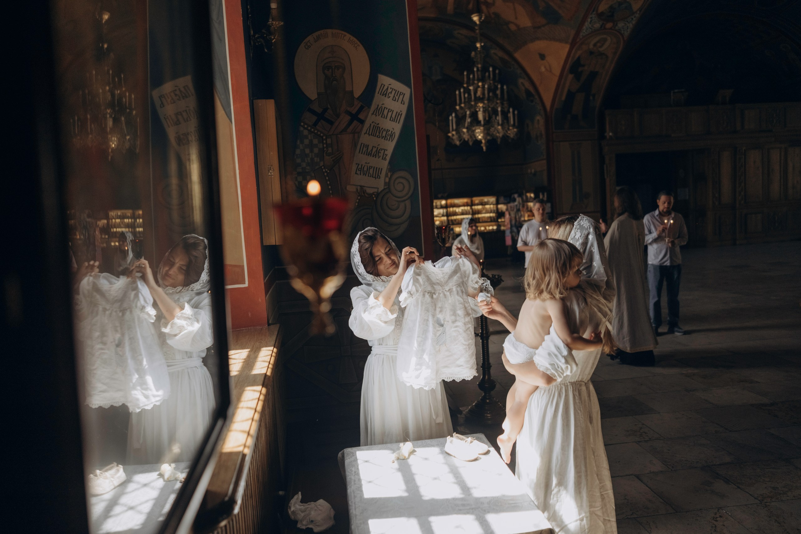 Крещение в храме Николая Чудотворца. Фотограф Светлана Мерзлякова