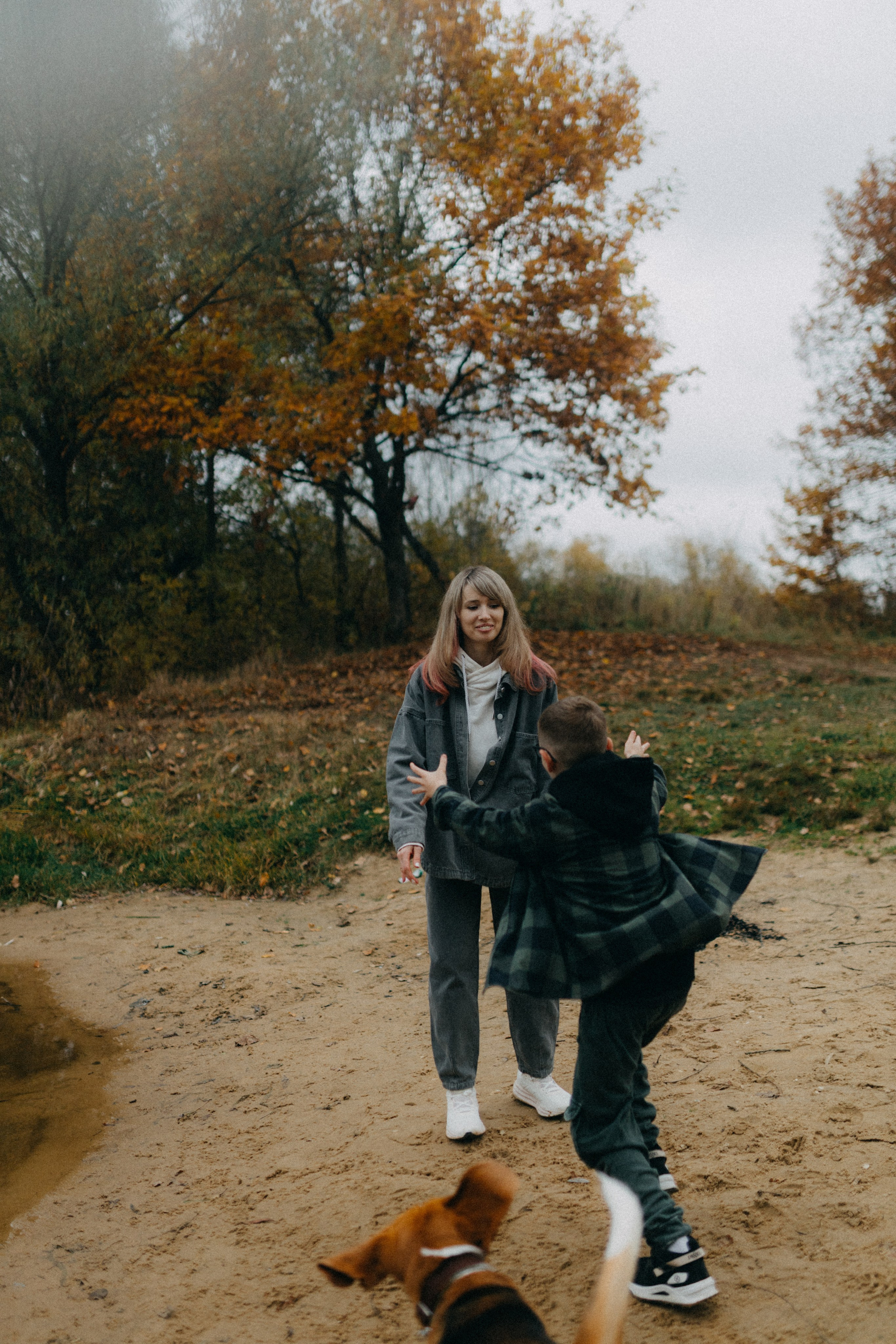 Ксюша & Федя. Прогулка с Лайдом. Фотограф НОГИНСК, Москва, Анастасия Белая