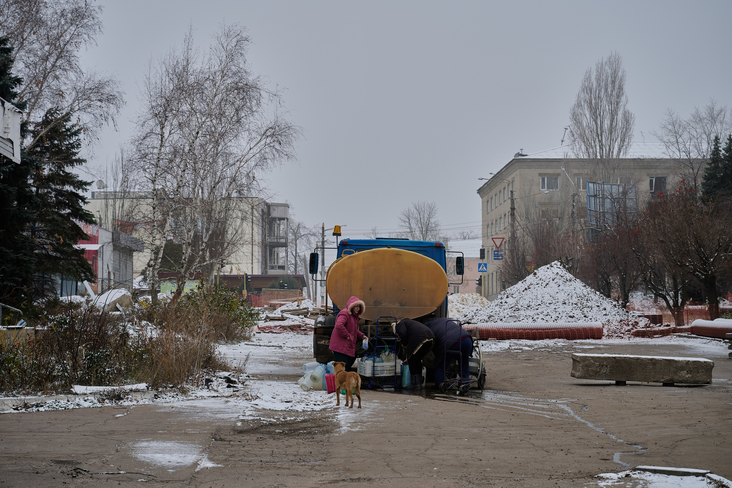 Лисичанск (Луганская область). Декабрь 2024 года. Фотограф Роман Адлер