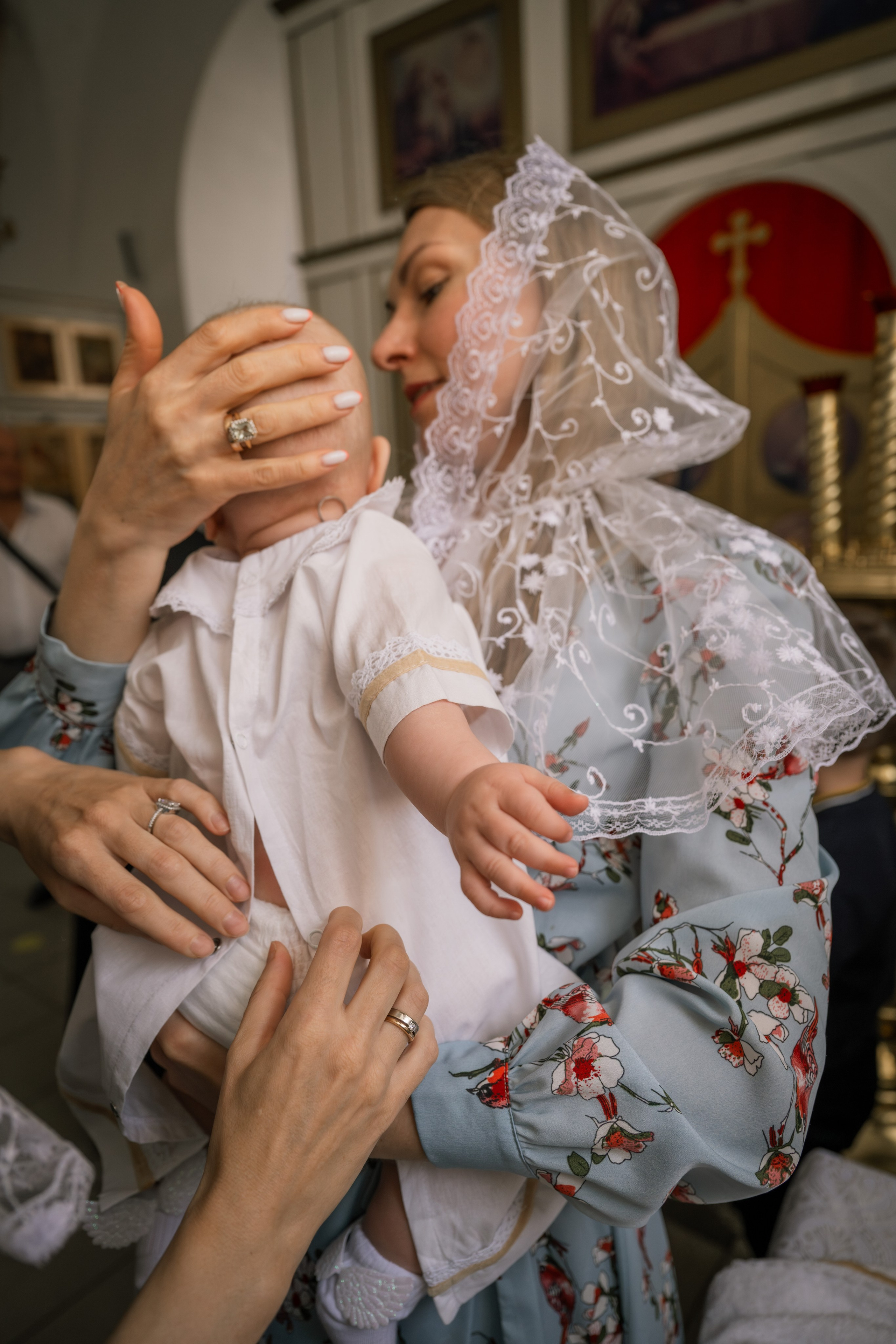 Крещение. Детский и семейный фотограф в Санкт-Петербурге и Ярославле Павлова Гал