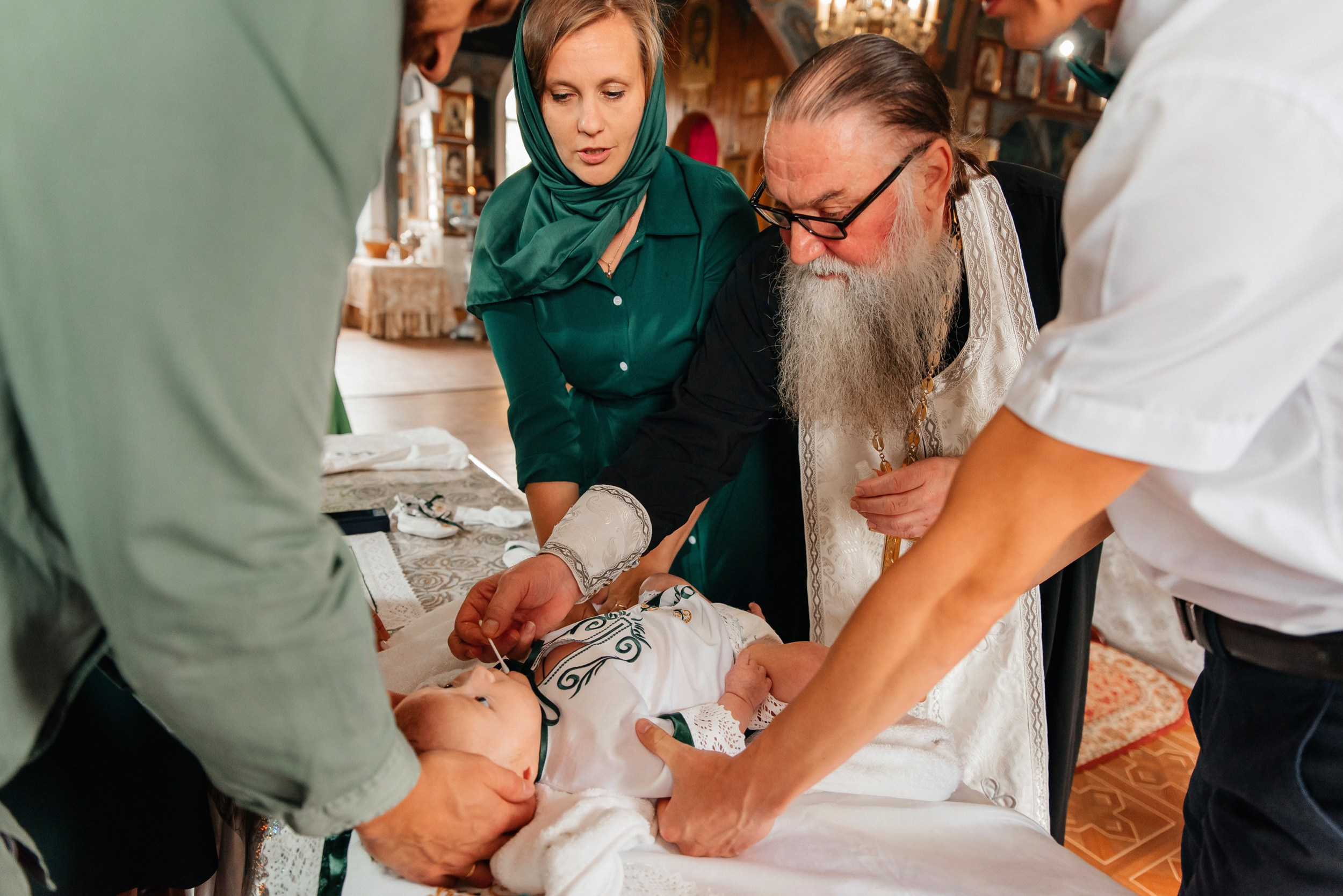 Крещение Георгия. Свадебный и семейный фотограф в Туле Анастасия Чаликова