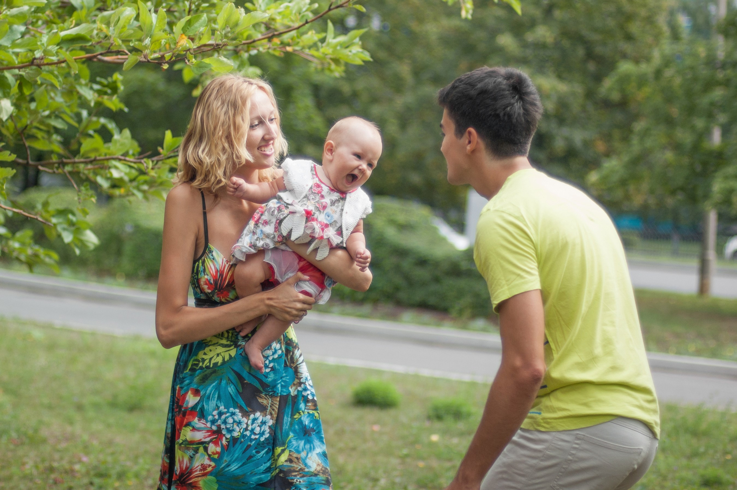 Семейная съемка в парке Победы. Портретный креативный творческий фотограф в Казани Михаил Бушенев