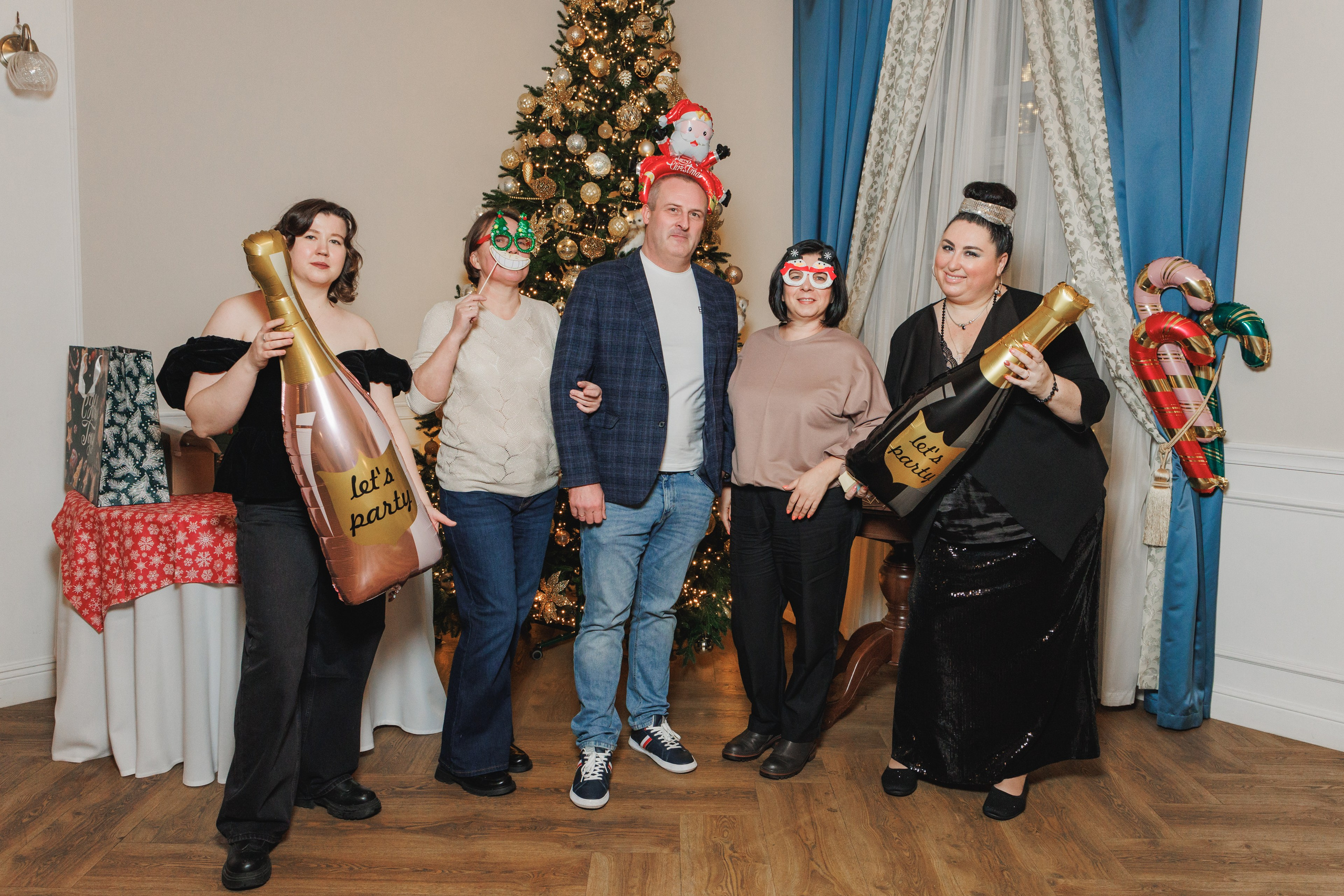 Новогодний корпоратив. Фотограф в Москве Дмитрий Емельянов