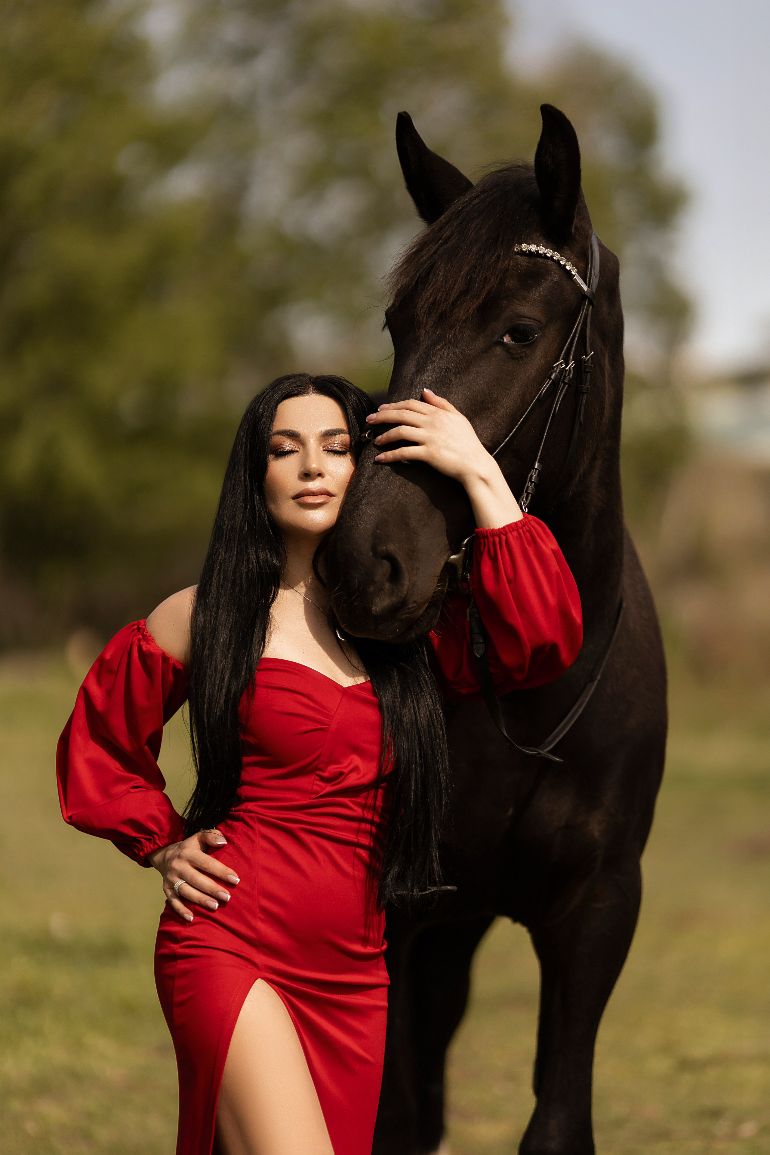 Съемки с лошадьми. Фотограф Хабаровск, Ангелина