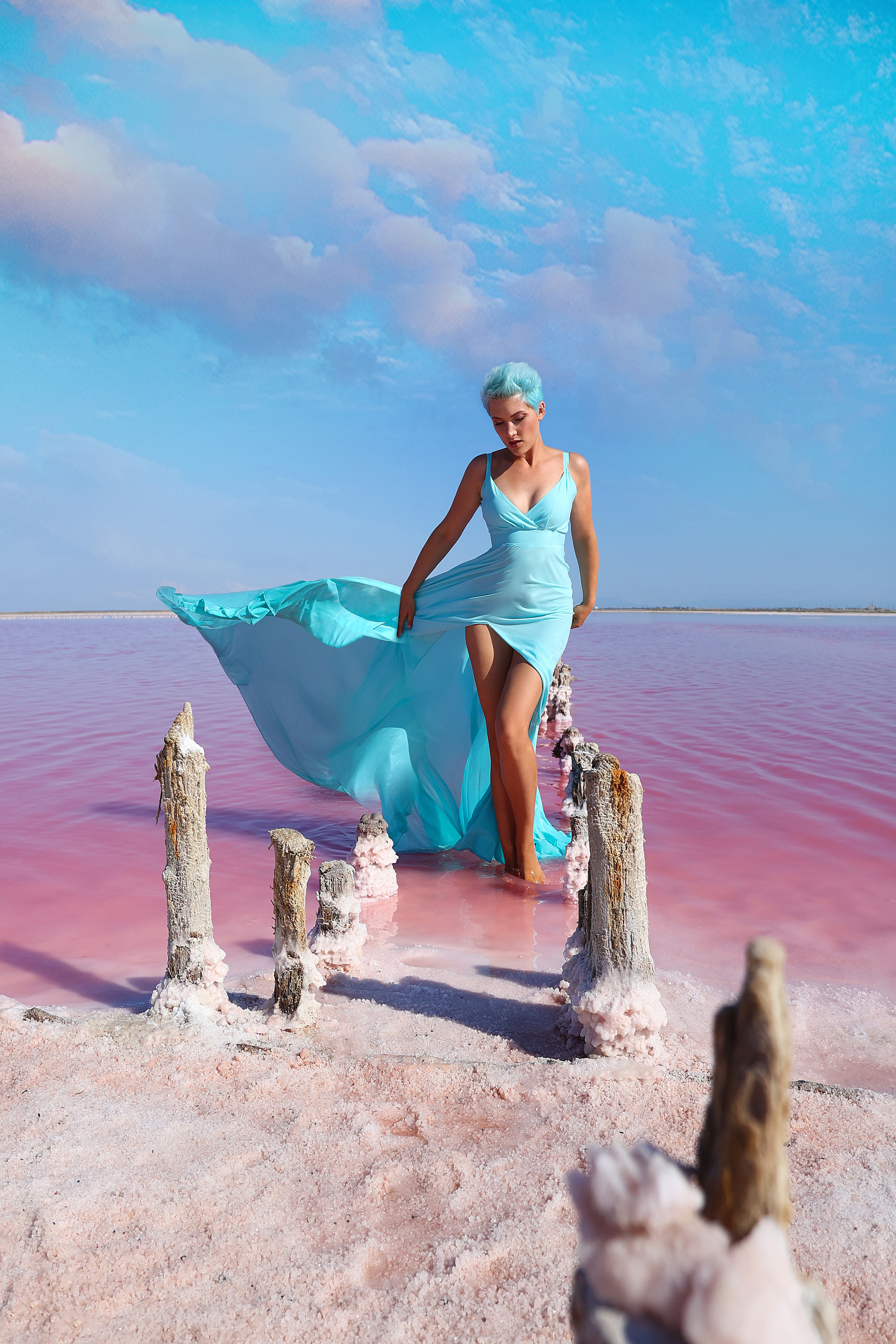 OLGA Неземная девушка в космических локациях…. Свадебный фотограф в Евпатории и в Крыму, Love story, женский портрет