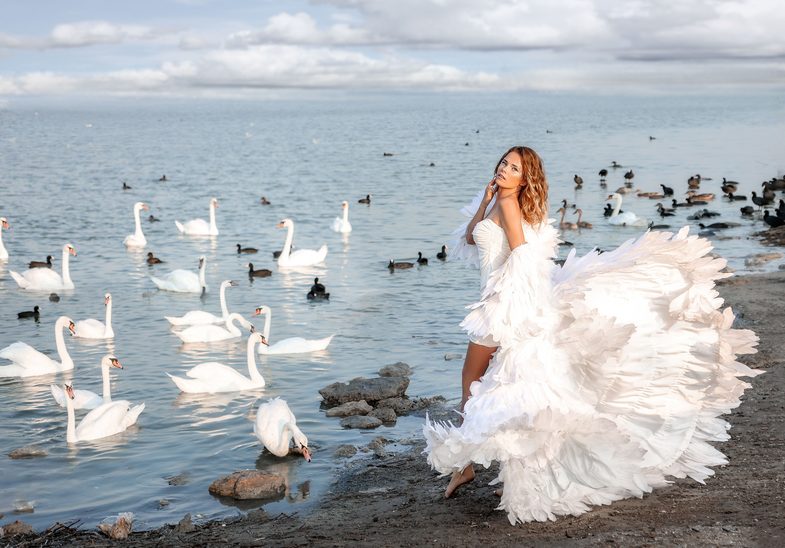 MILENA Лебединое озеро. Свадебный фотограф в Евпатории и в Крыму, Love story, женский портрет