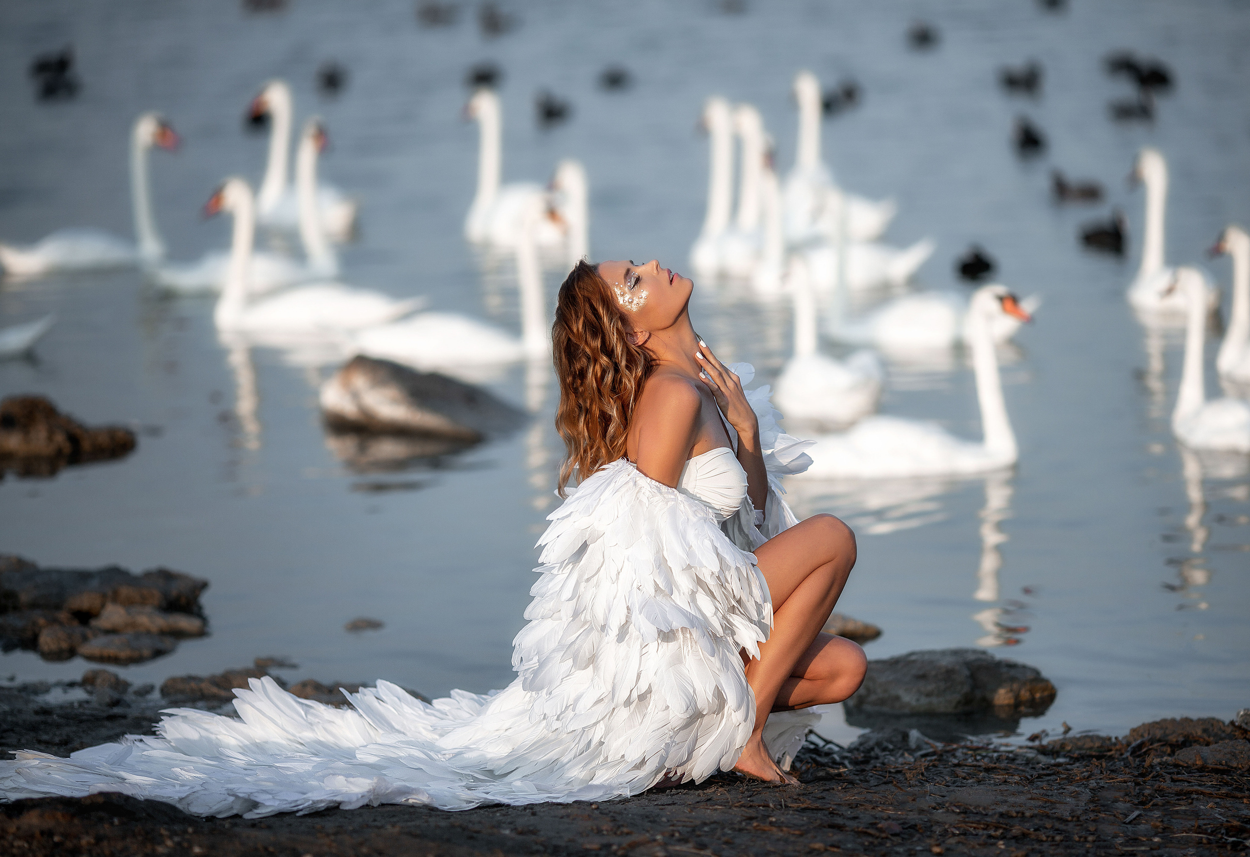 MILENA Лебединое озеро. Свадебный фотограф в Евпатории и в Крыму, Love story, женский портрет