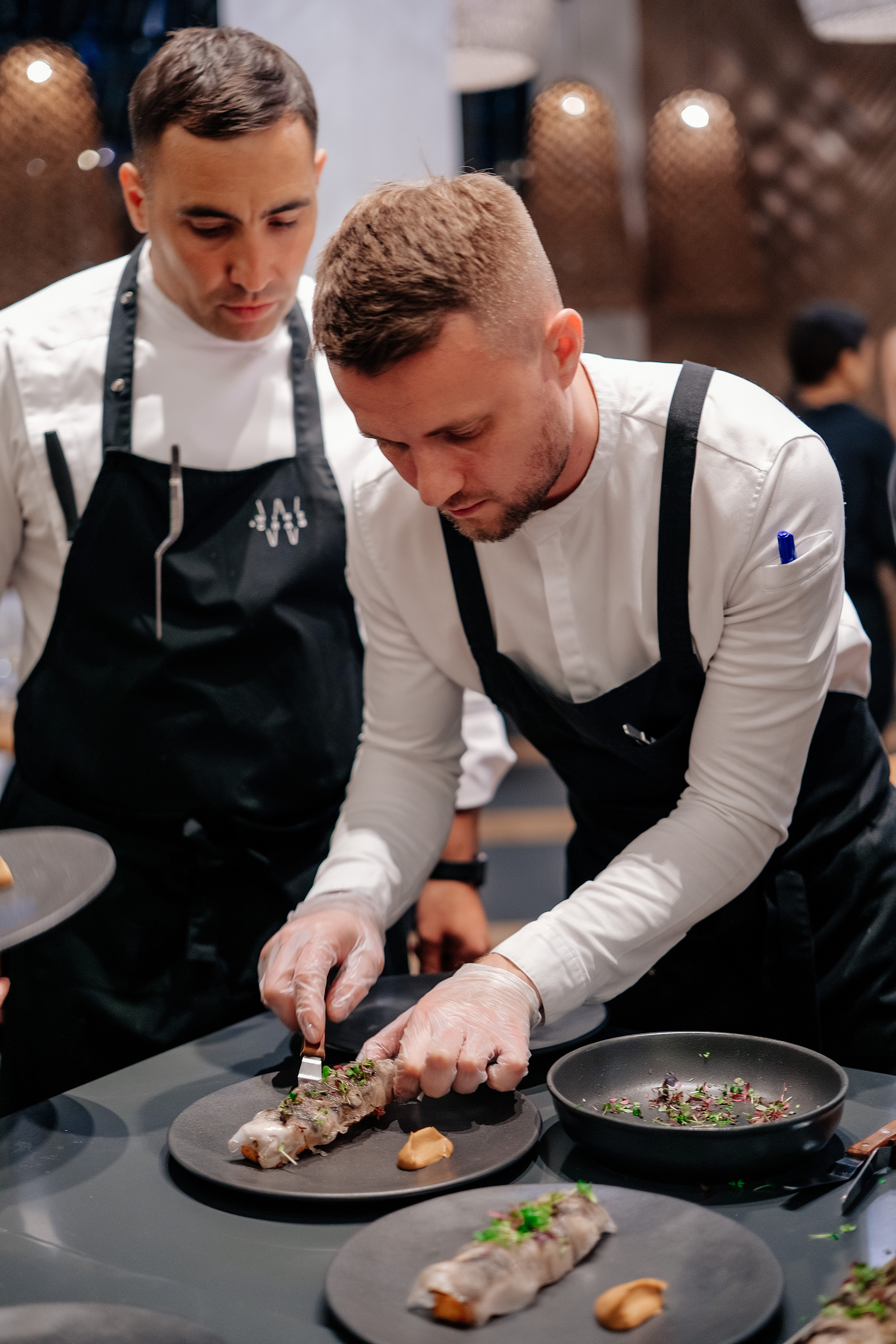 Мастер-класс шеф-поваров в ресторане «601». Репортажный и клубный фотограф Москва