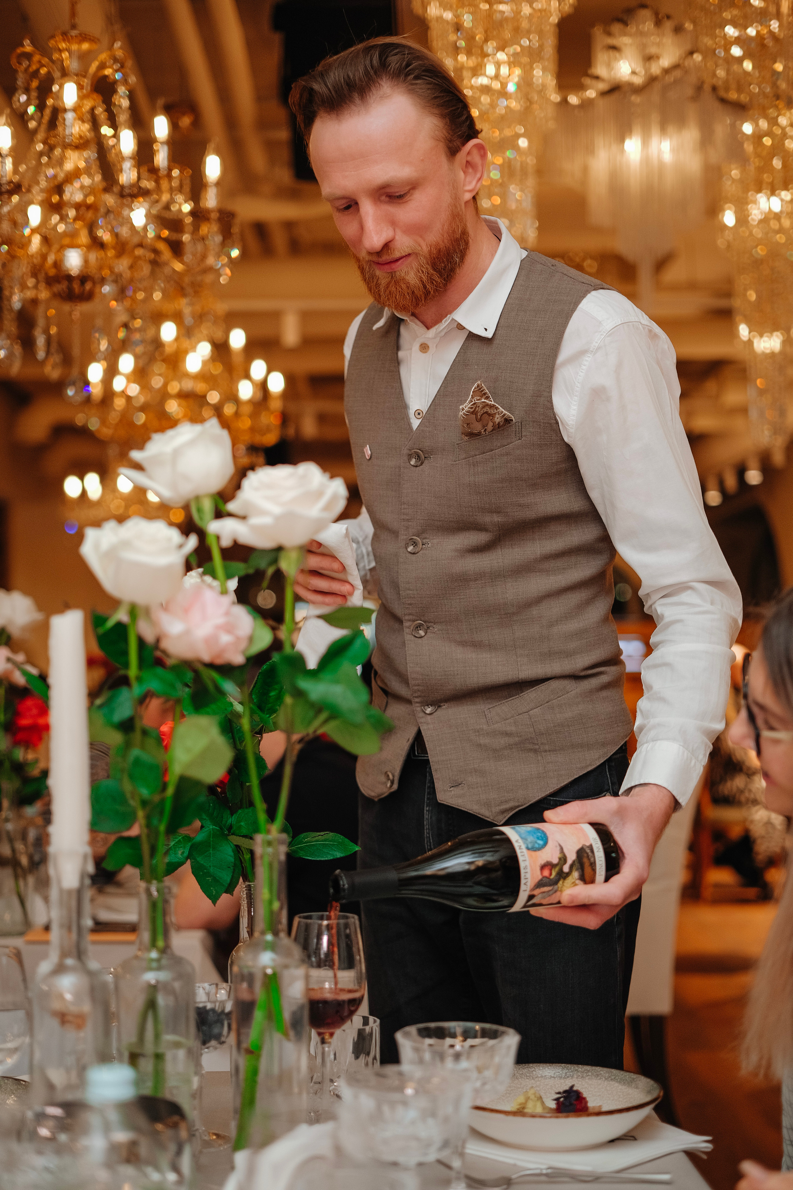 Дегустация вин в ресторане «Сварог». Репортажный и клубный фотограф Москва