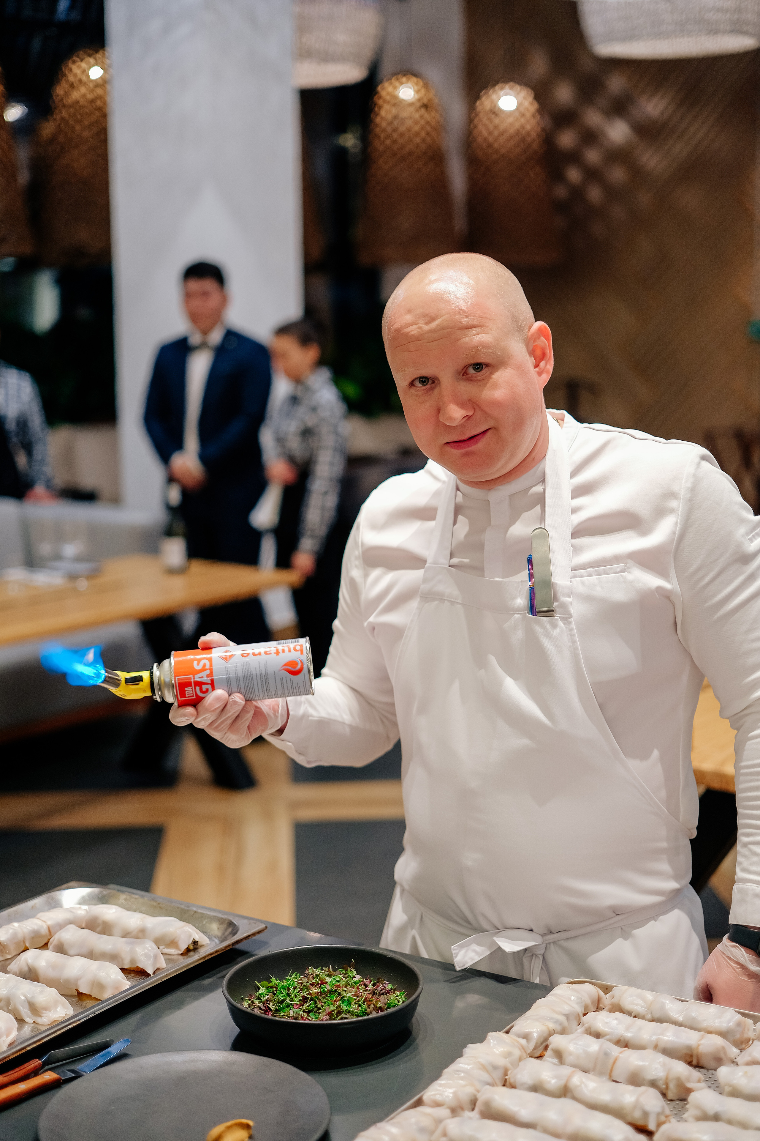 Мастер-класс шеф-поваров в ресторане «601». Репортажный и клубный фотограф Москва