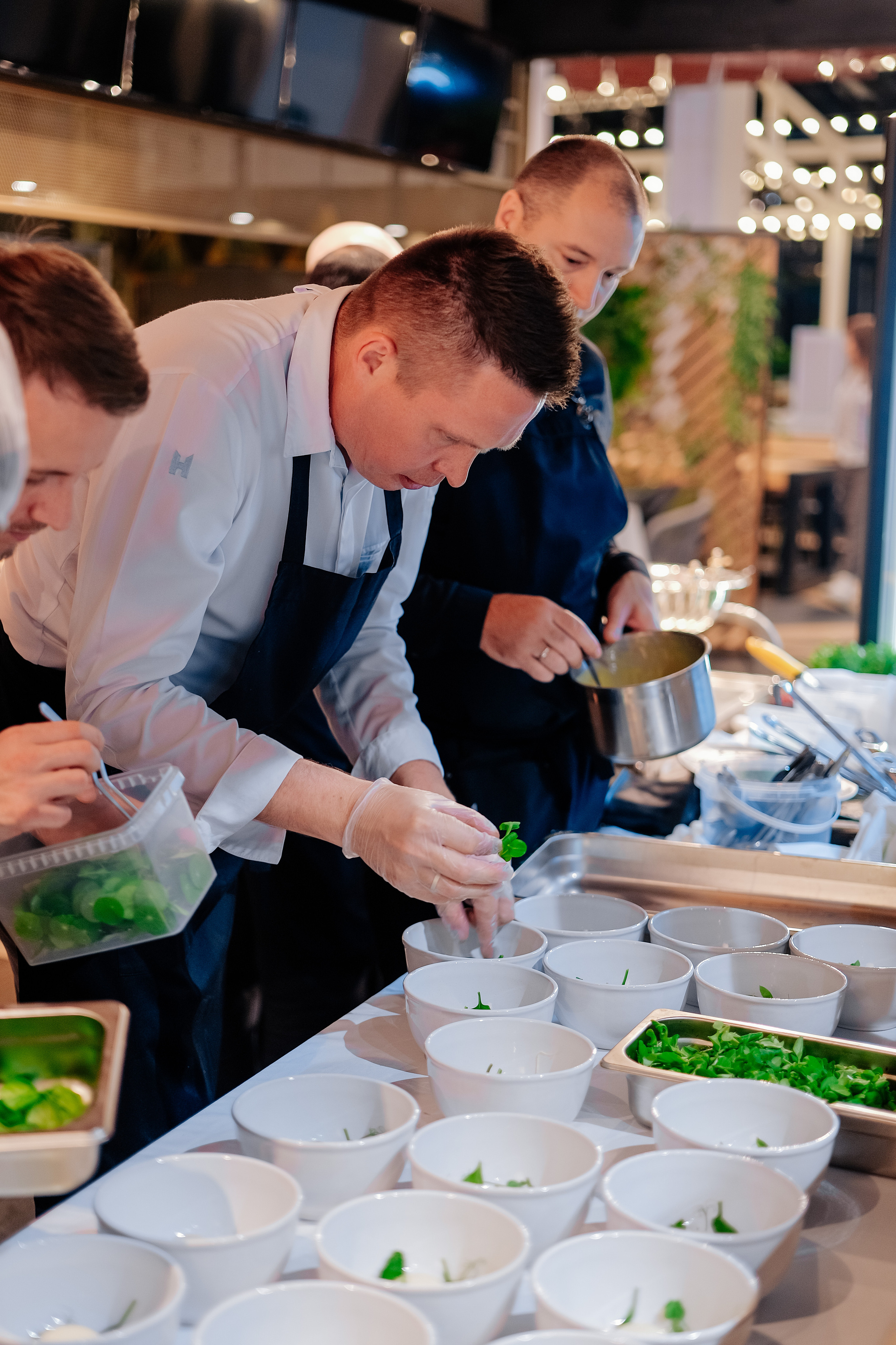 Мастер-класс шеф-поваров в ресторане «601». Репортажный и клубный фотограф Москва