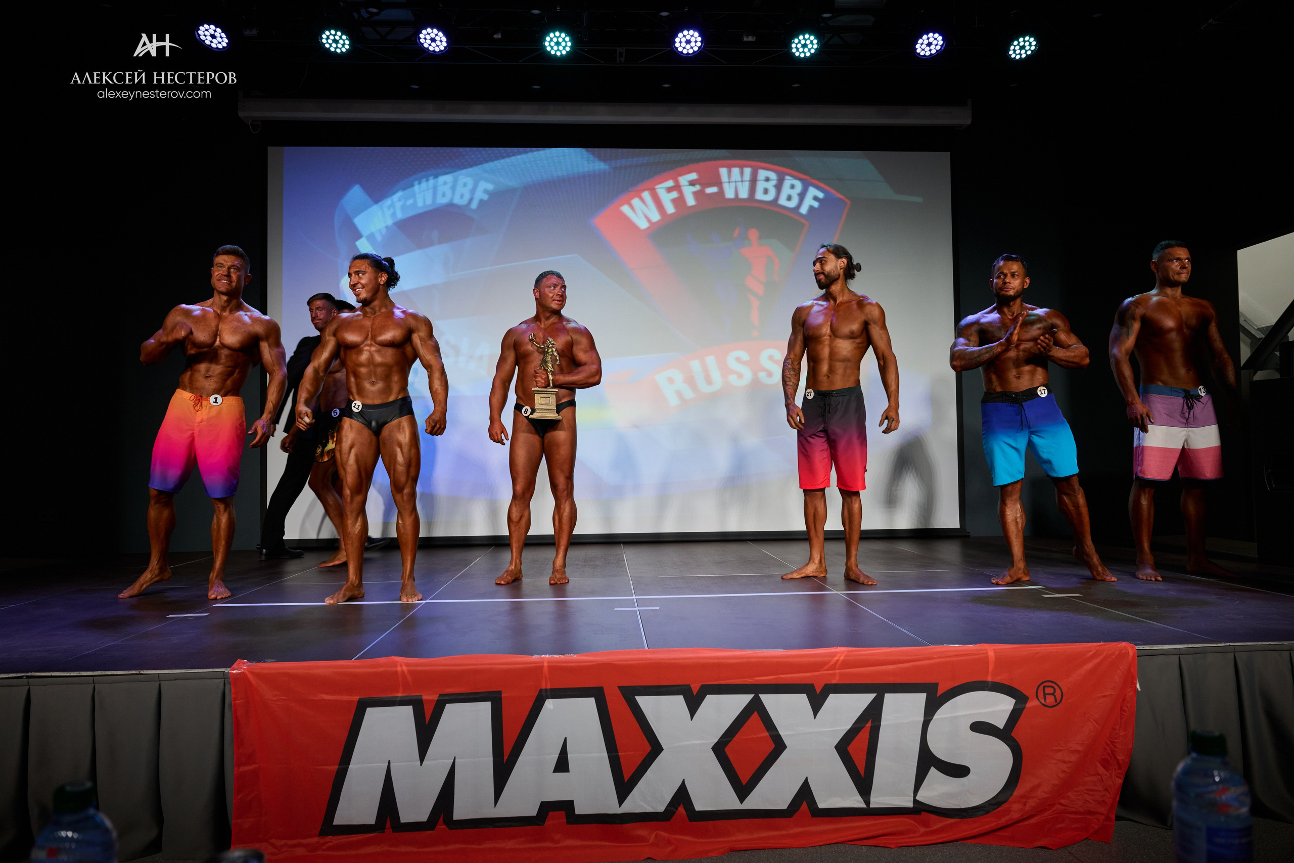 Фото с турнира «Прометей 2, WFF-WBBF Russia» 26 октября 2025. Спортивный фитнес фотограф Алексей Нестеров