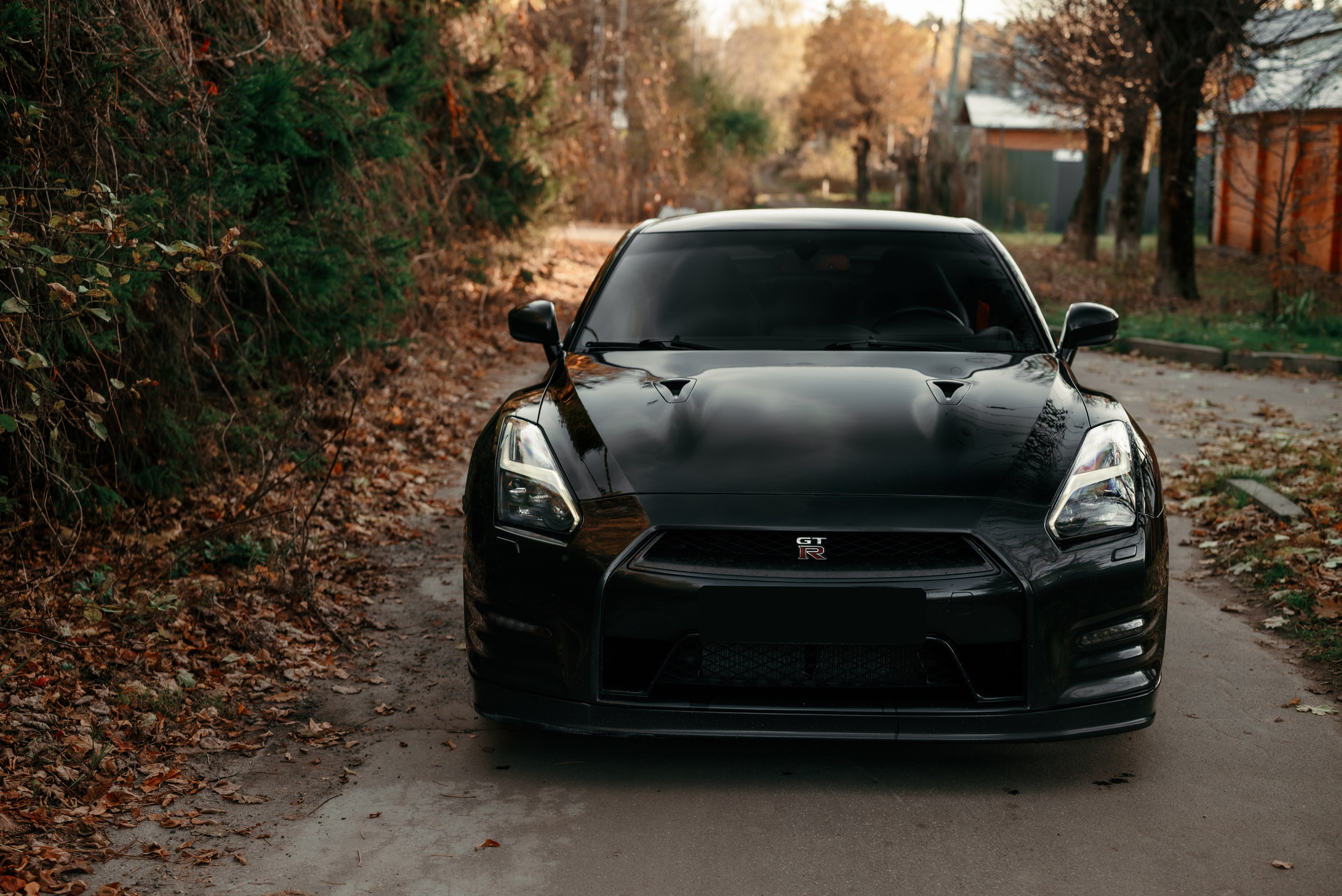Nissan GT-R35 autumn vibe. DeLorein