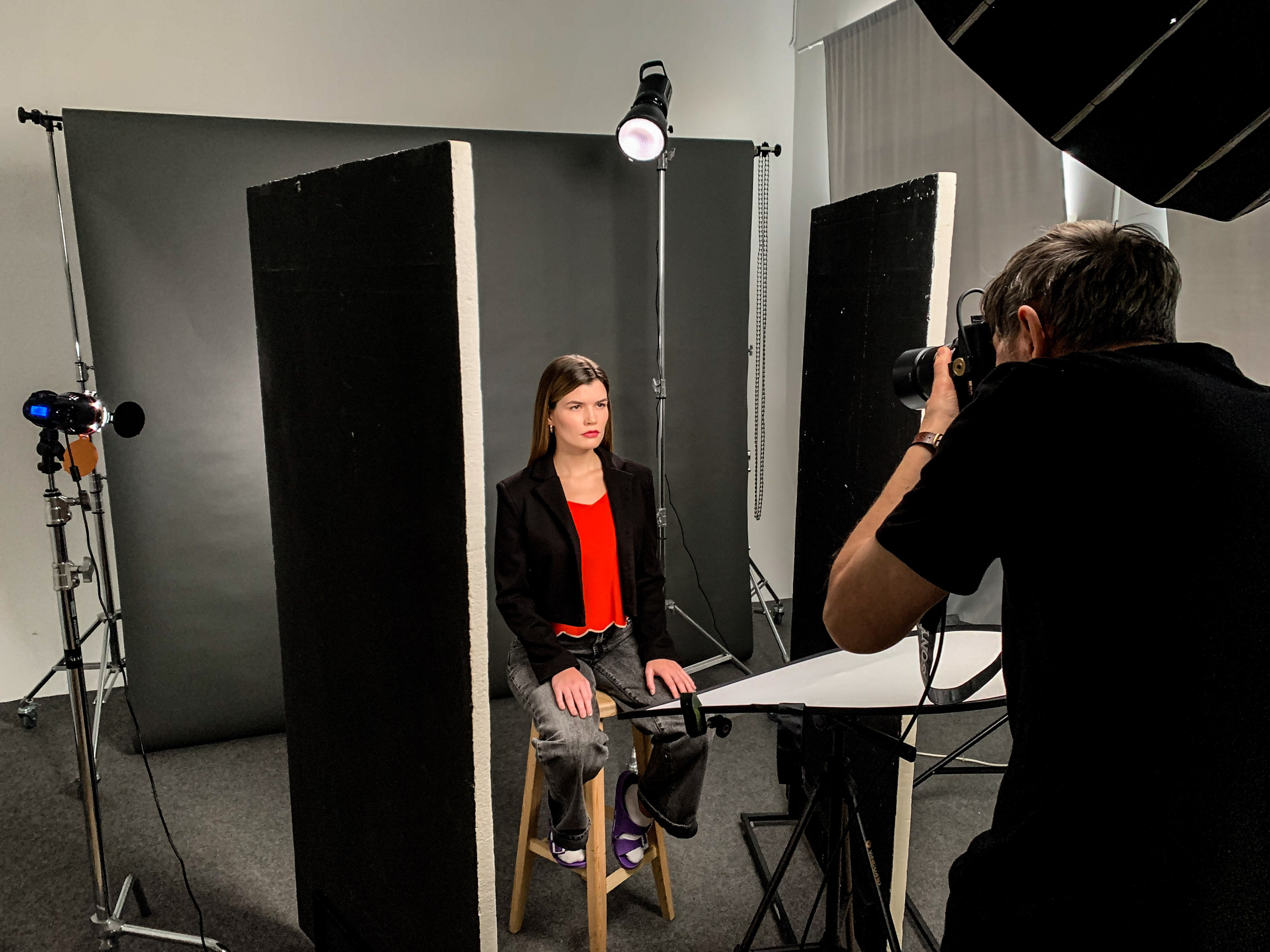 Актерское портфолио. Портретная съемка в Москве, студийный фотограф Игорь Фомин