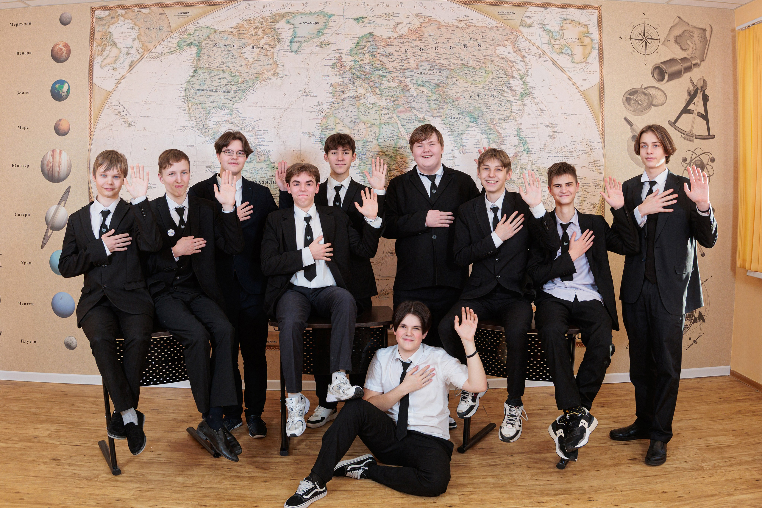 В школе. Старшая школа. Свадебный, семейный, детский фотограф в Санкт-Петербурге