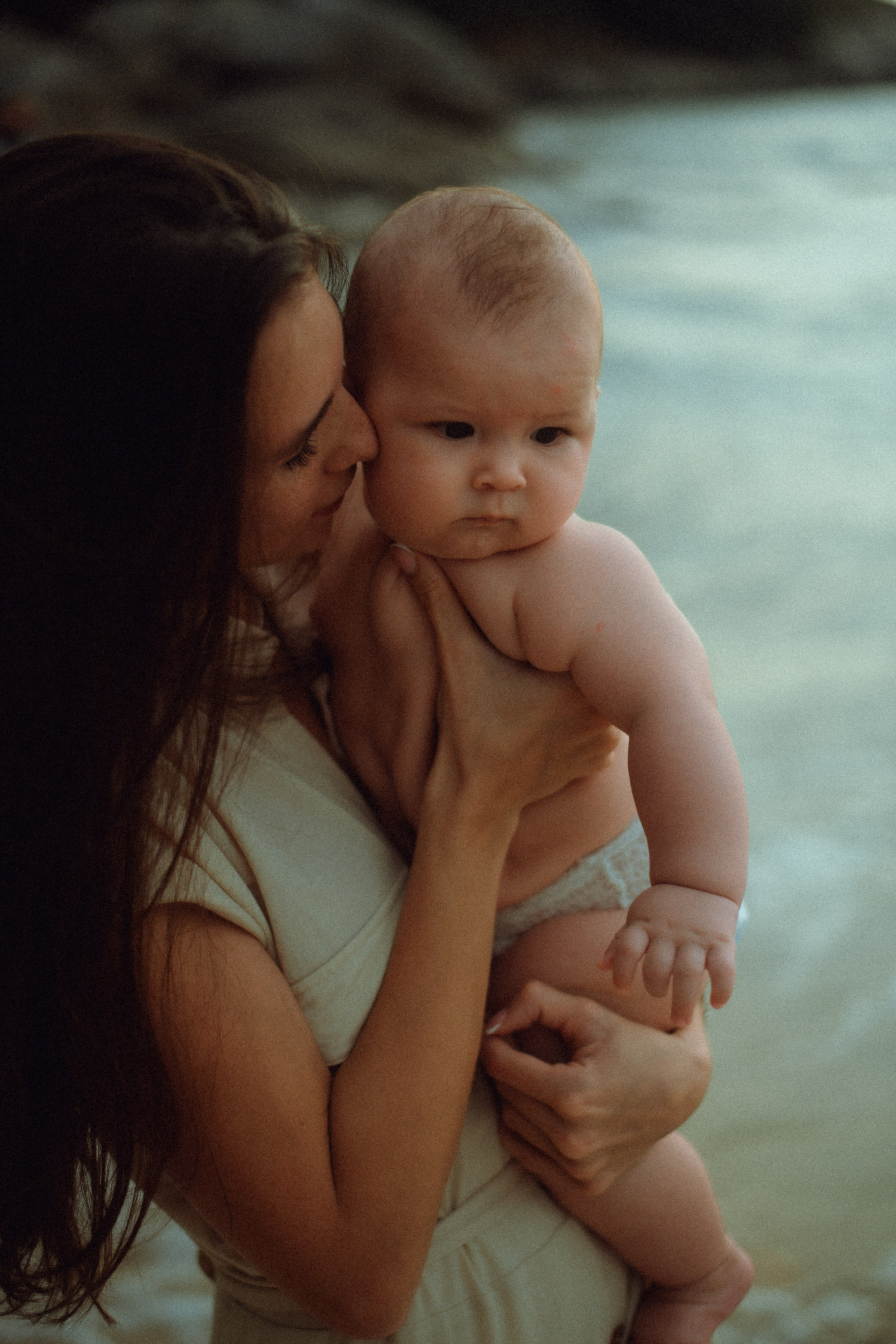 Мама и малыш море. Фотограф и Видеограф Анапа, Новороссийск, Краснодар. Алина и Женя