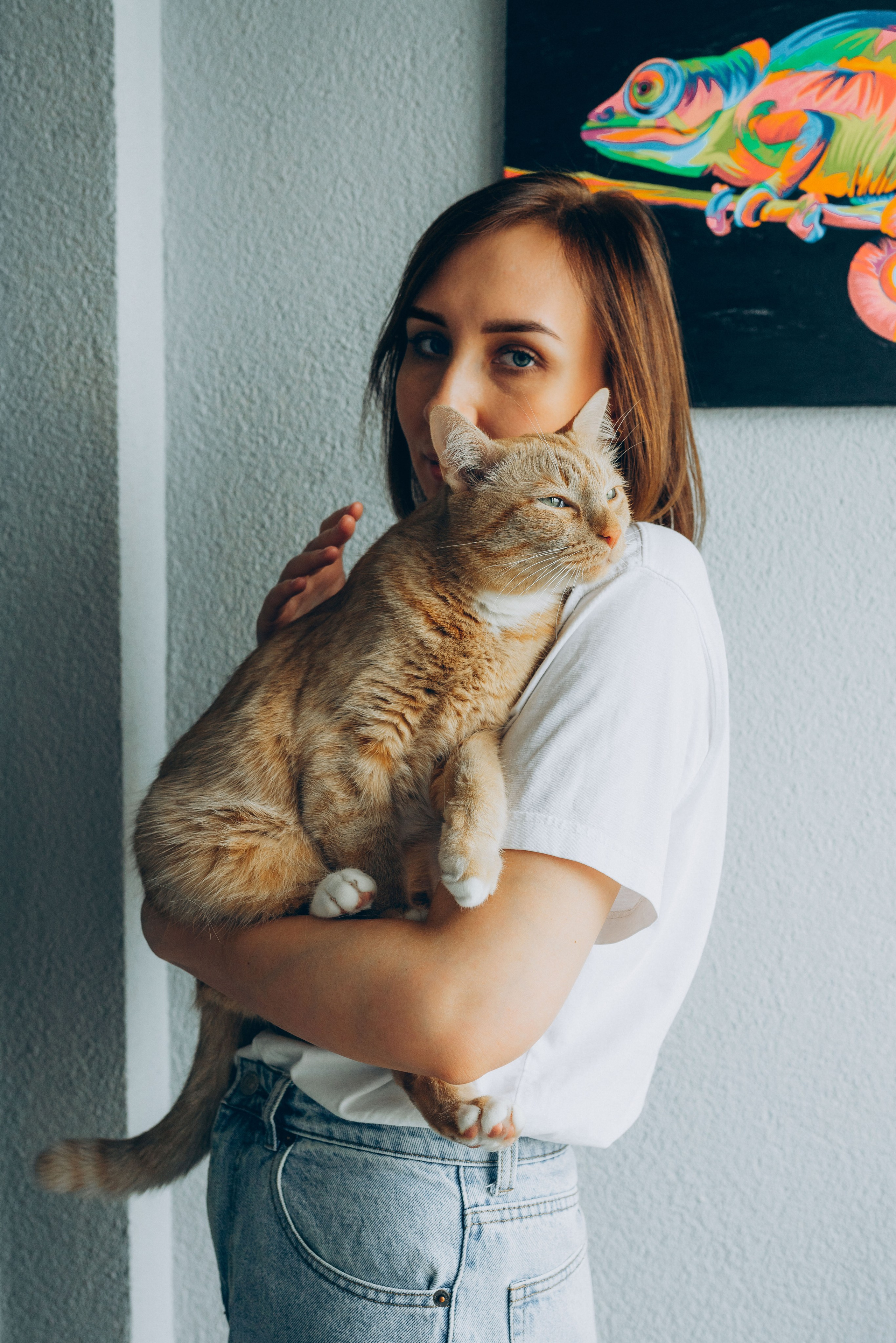 Даша и Брукс. Фотограф анималист в Спб недорого Олеся Майорова