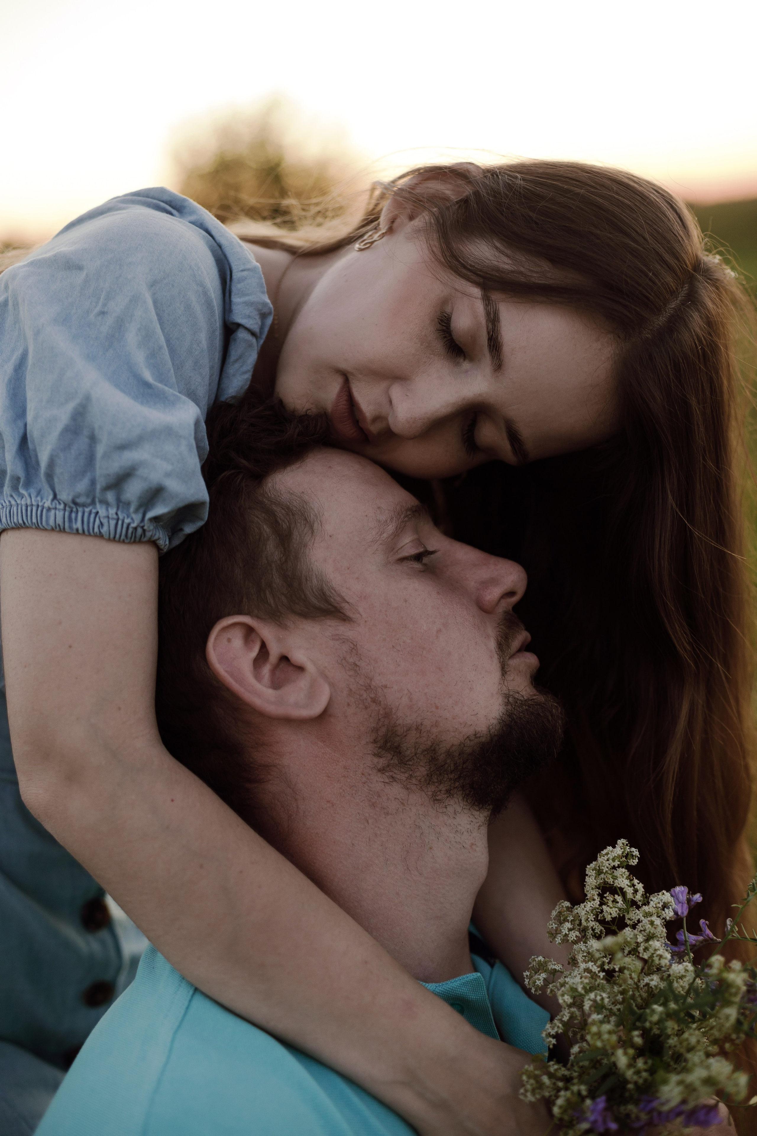 Колтушские высоты — Марина и Сергей. Портретный фотограф в Санкт-Петербурге Элина Ситникова