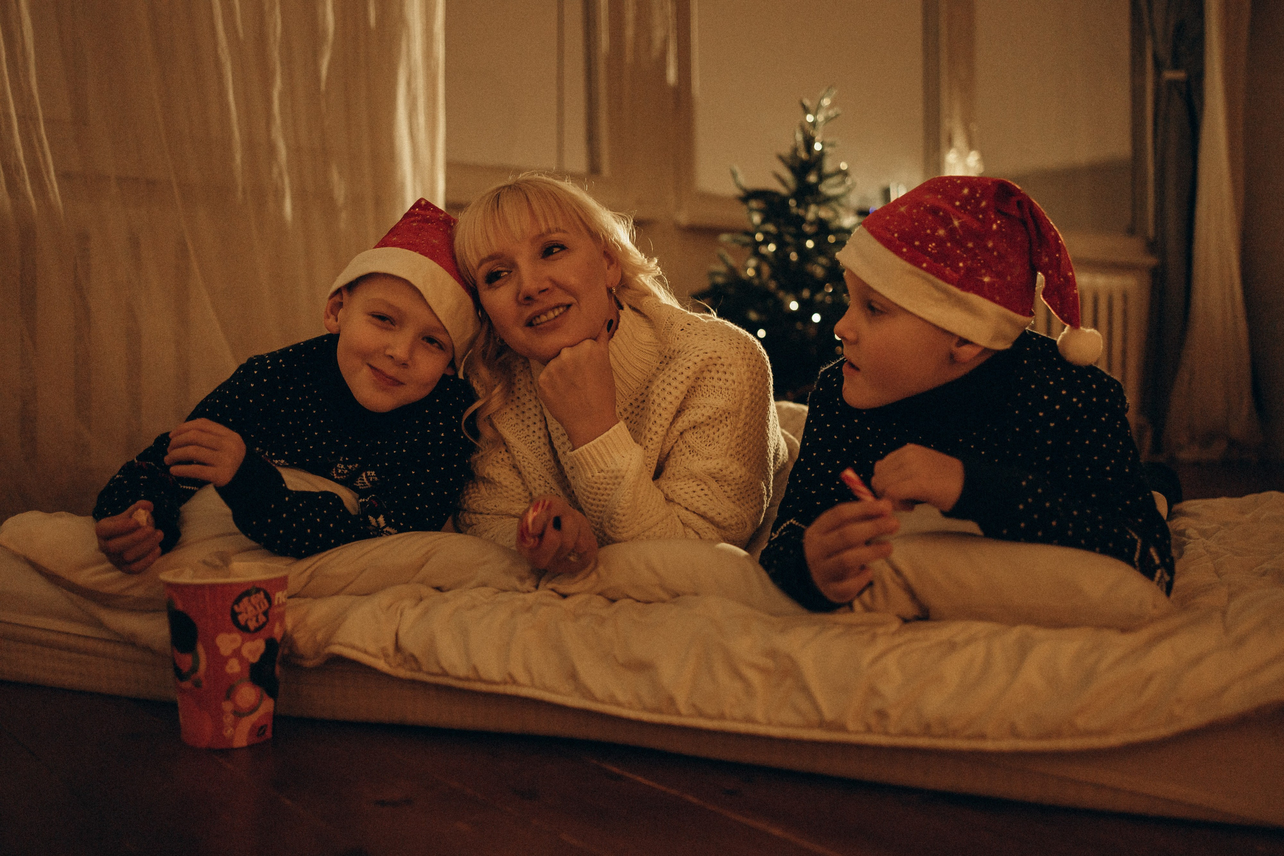 Семейная новогодняя фотосессия