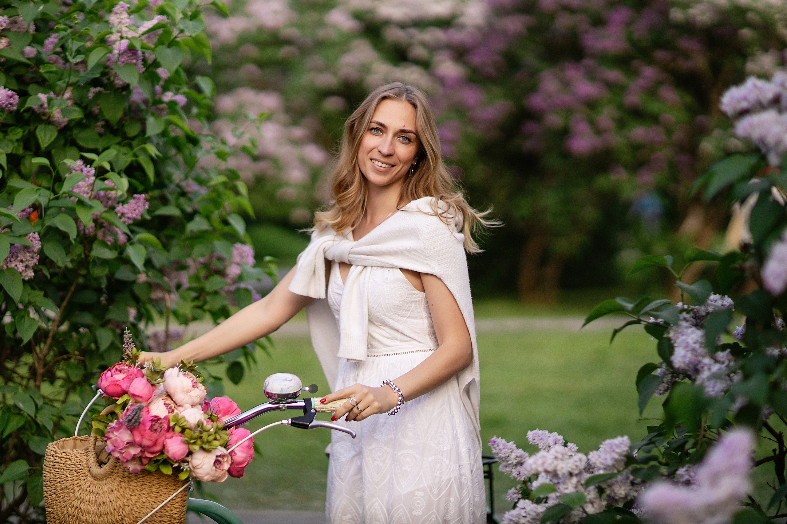 Семейная съемка в Сиреневом саду. Фотограф Екатерина Кудрик. Москва