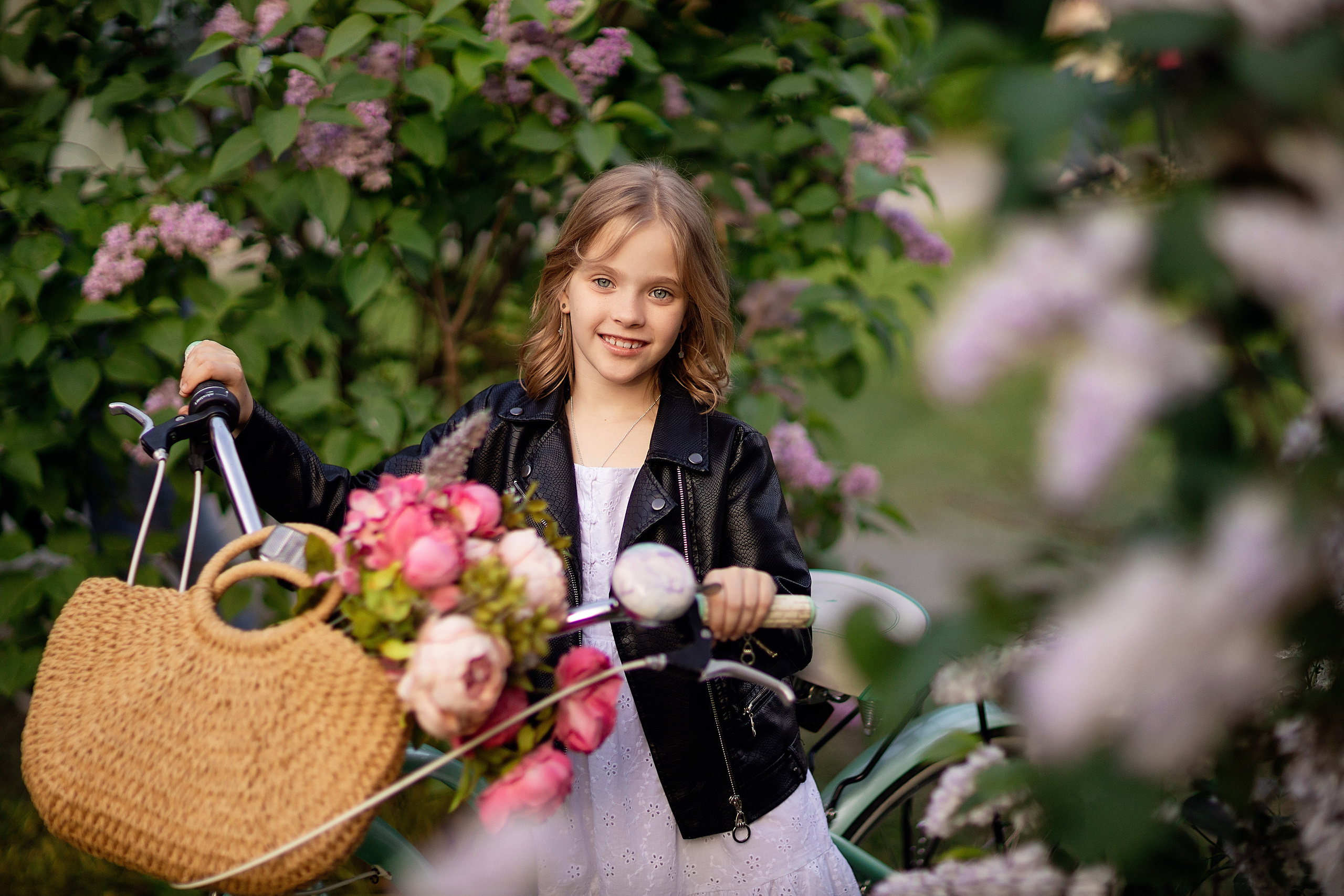 Семейная съемка в Сиреневом саду. Фотограф Екатерина Кудрик. Москва