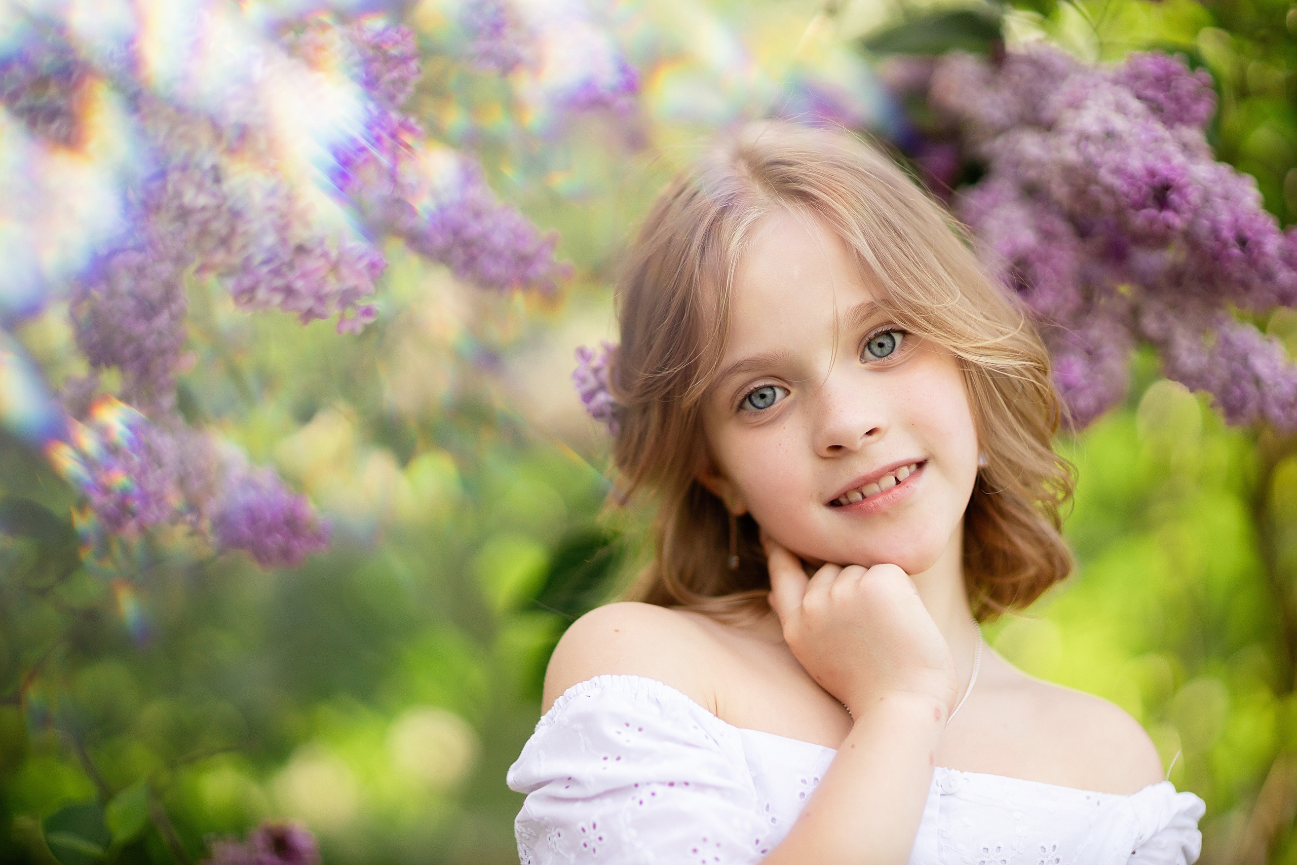 Семейная съемка в Сиреневом саду. Фотограф Екатерина Кудрик. Москва