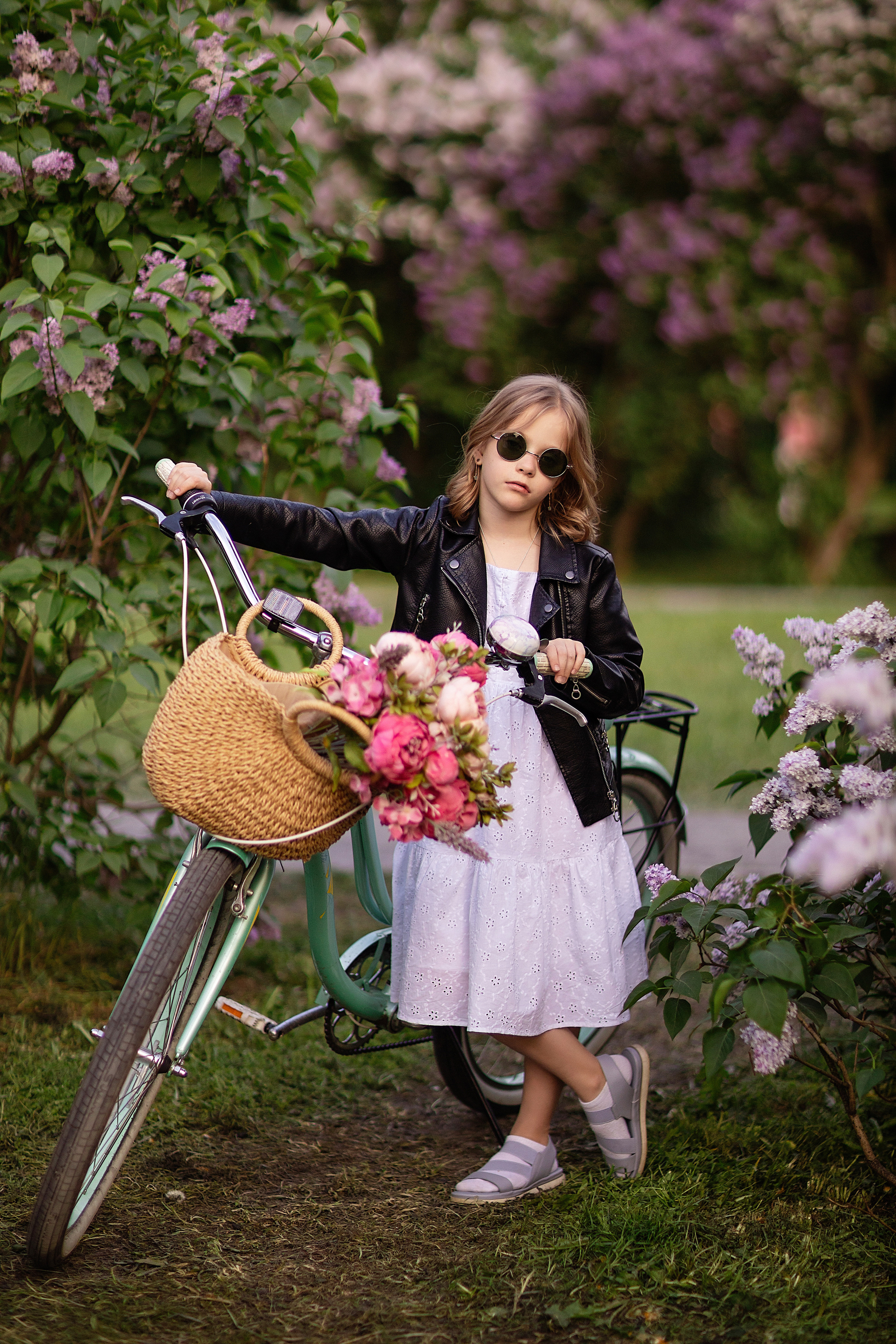 Семейная съемка в Сиреневом саду. Фотограф Екатерина Кудрик. Москва