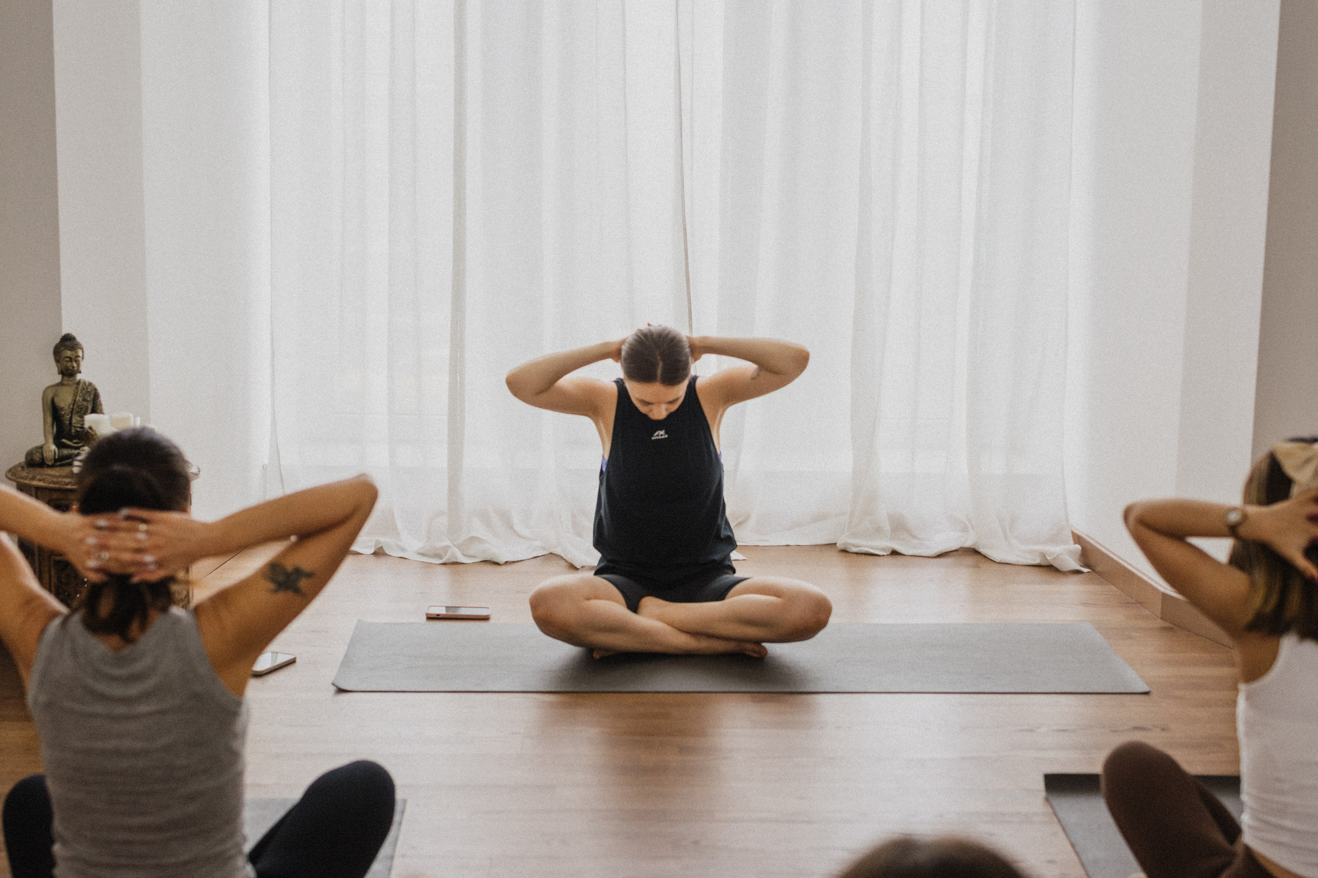 Йога на Патриках. Фотограф в Москве Ангелина Ким