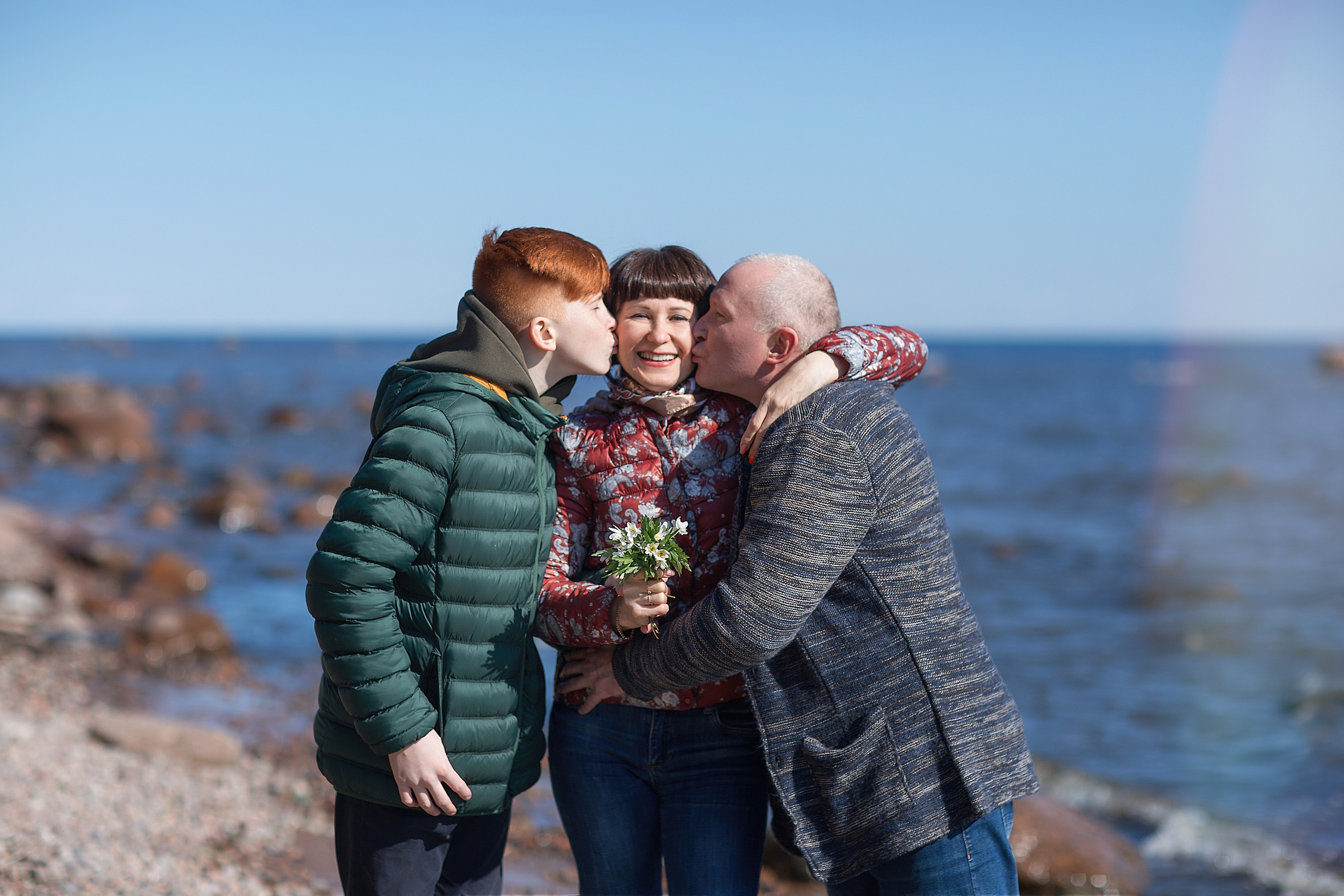 Семейная_Финский залив_2021. Семейный фотограф в Санкт-Петербурге