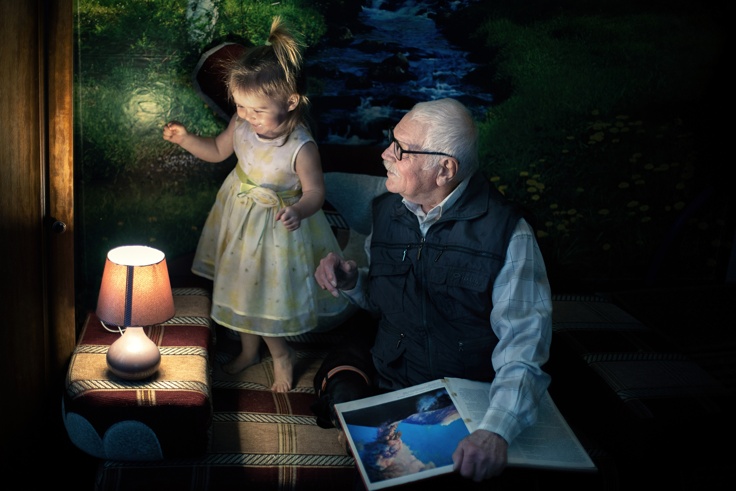 «В гостях у дедушки»_2021. Семейный фотограф в Санкт-Петербурге