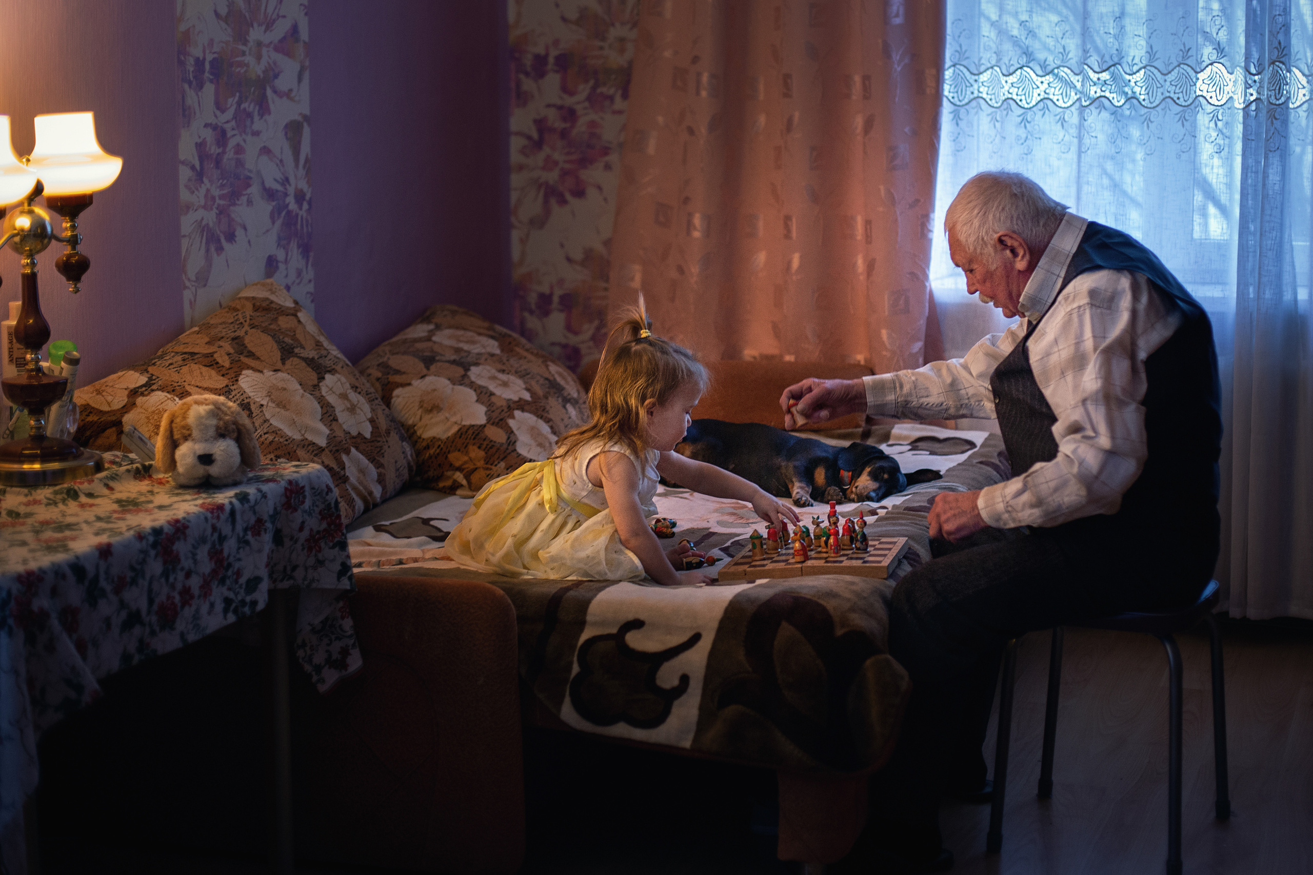 «В гостях у дедушки»_2021. Семейный фотограф в Санкт-Петербурге