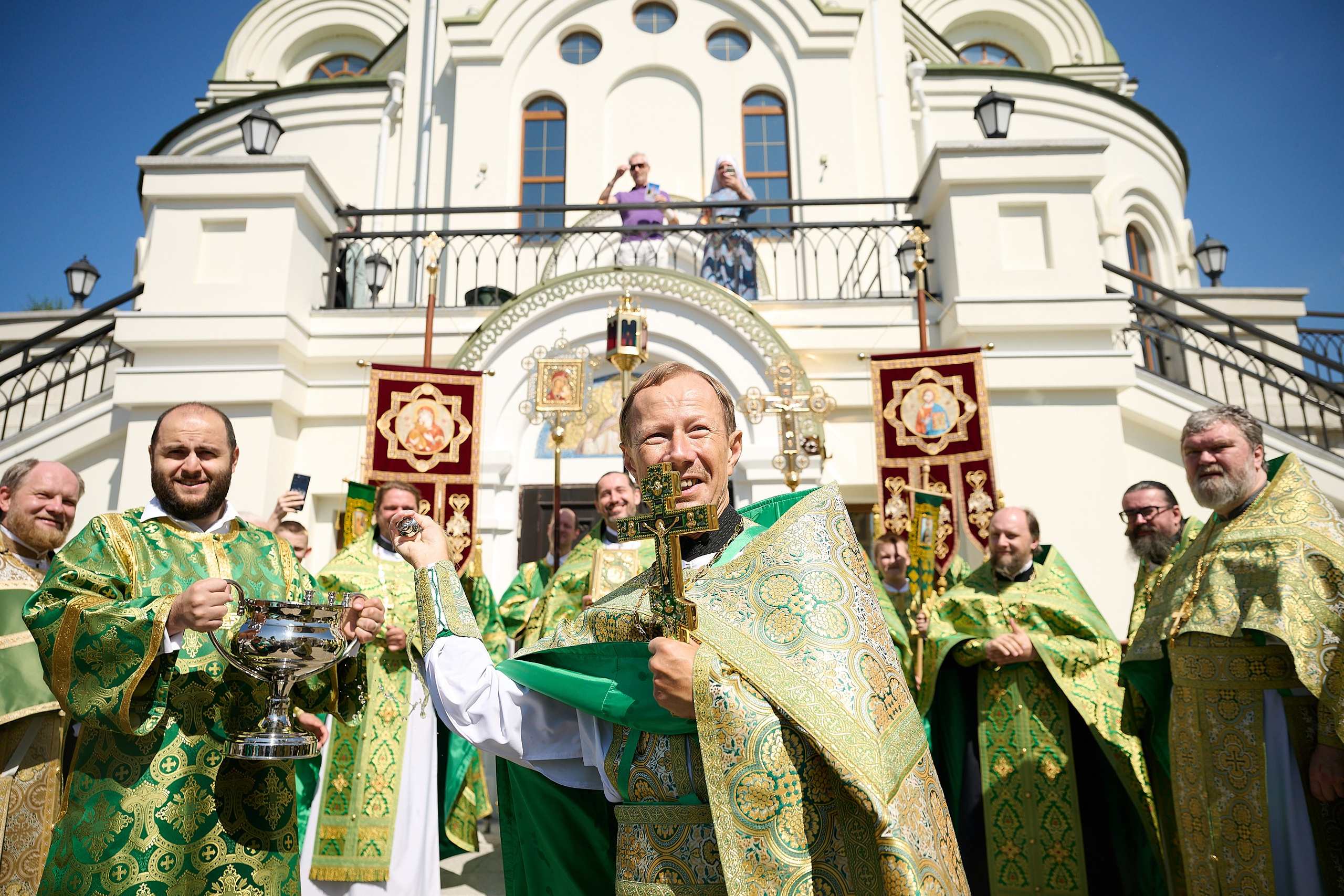 Престольный праздник в храме преподобного Сергия Радонежского в Солнцево. Фотограф Елена Думби