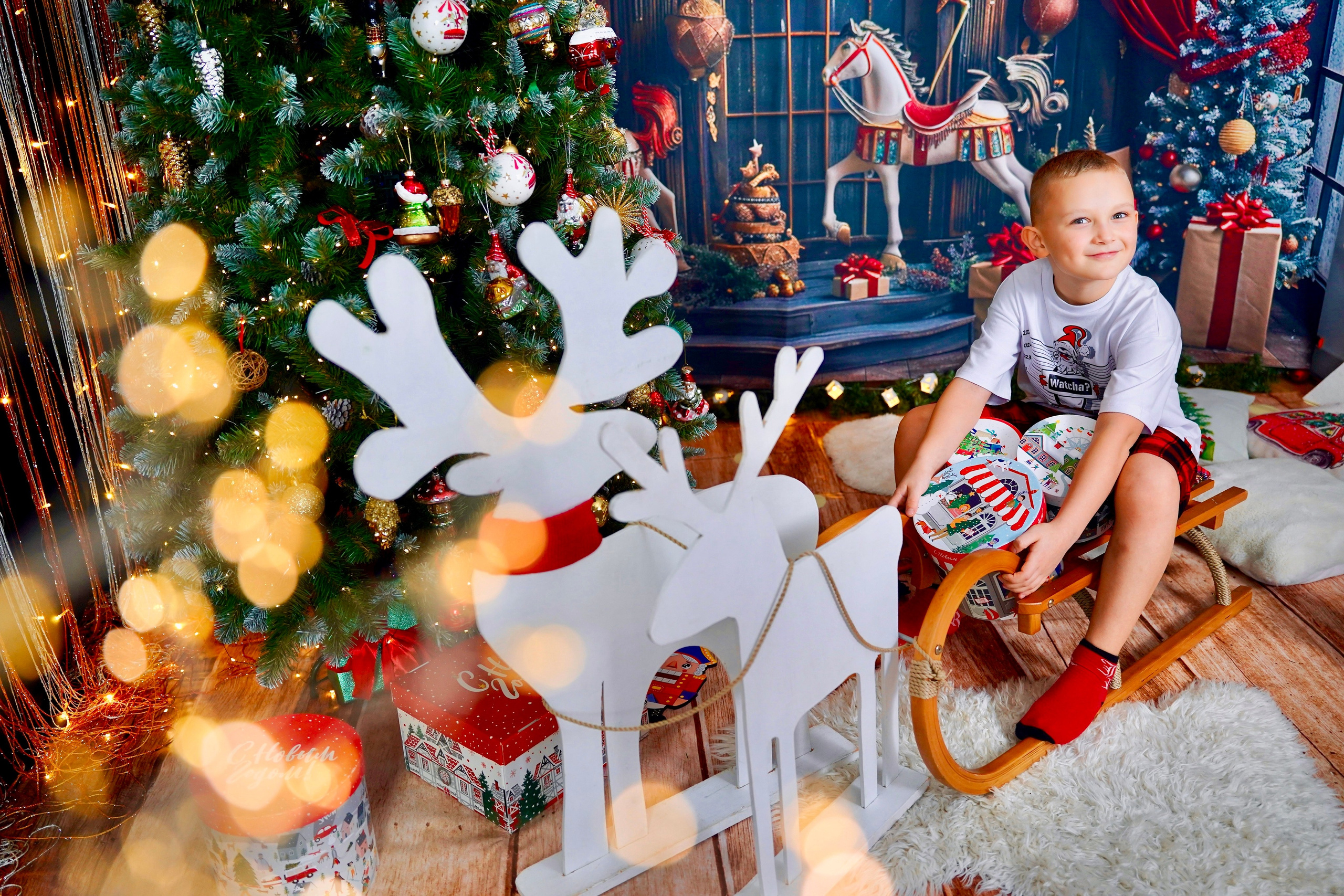 Новогодний фотопроект 2025 № 5. Семейный и детский фотограф Александра Гвоздикова